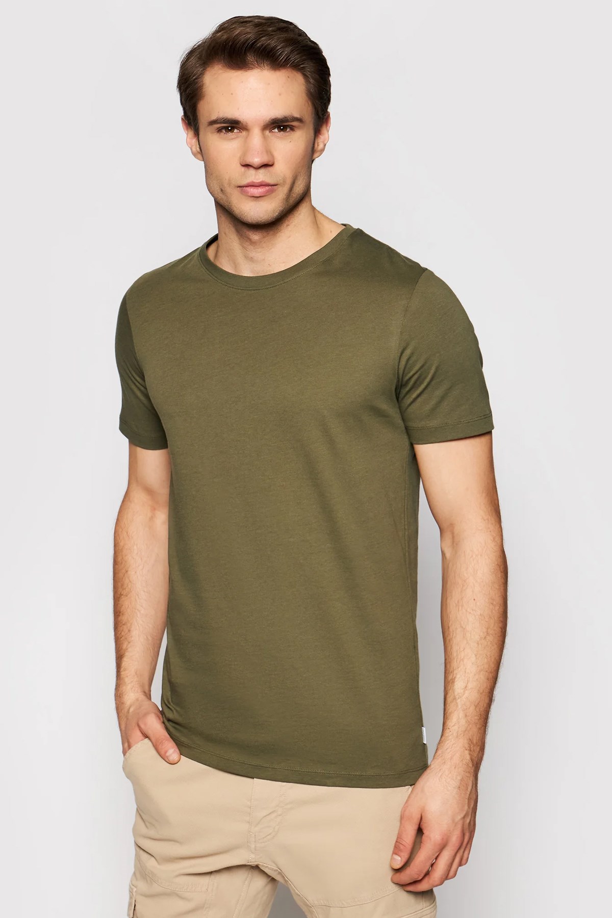 Jack & Jones Erkek Tişört 12156101 Yeşil