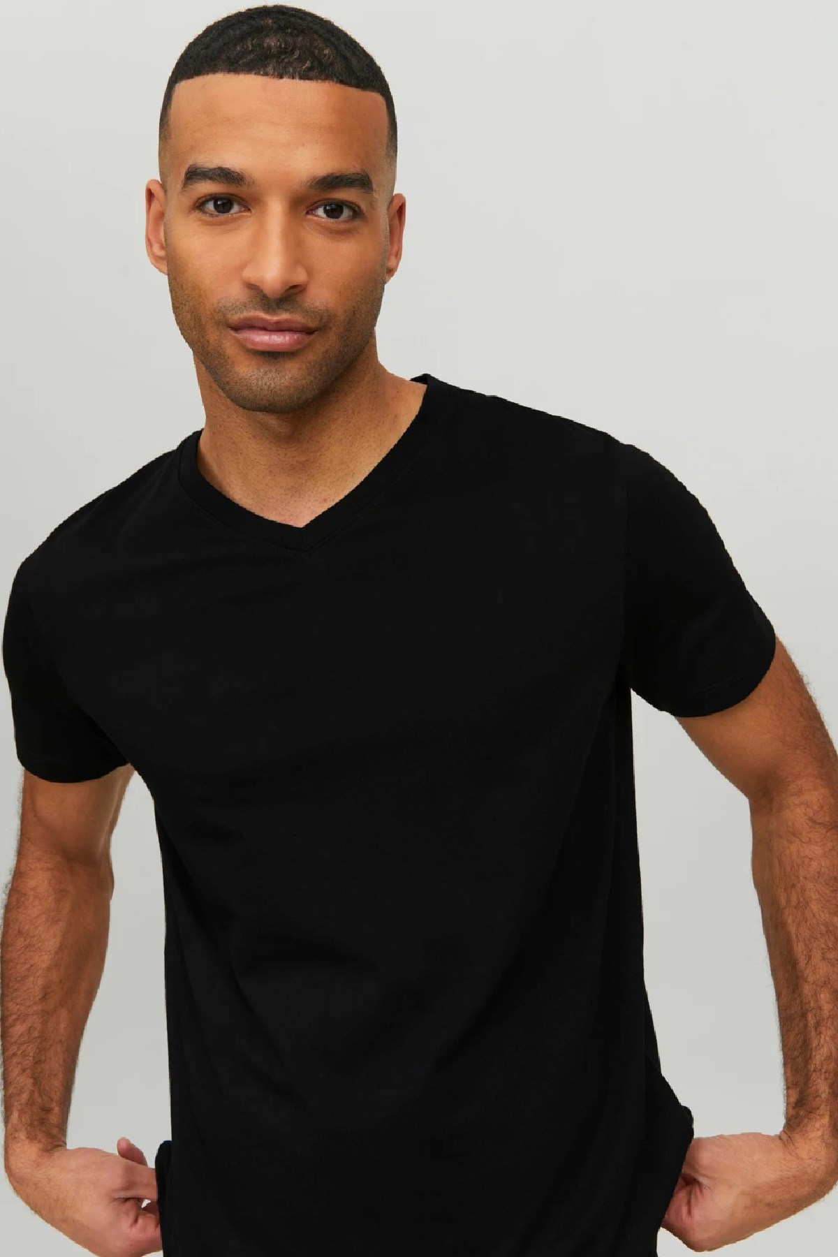 Jack & Jones Jjeorganic Erkek Tişört 12156102 Siyah
