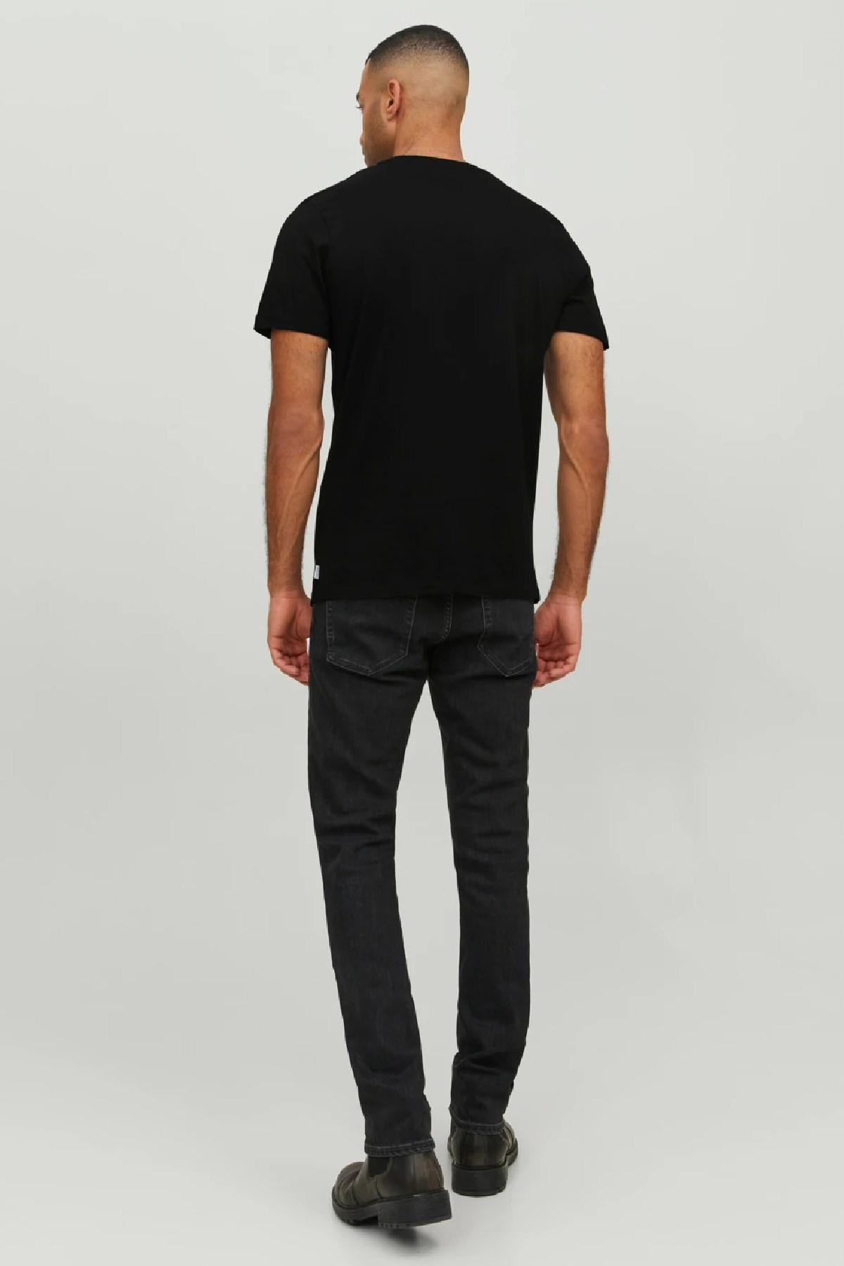 Jack & Jones Jjeorganic Erkek Tişört 12156102 Siyah