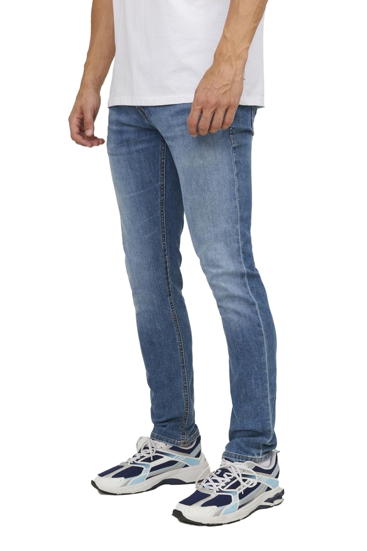 Jack & Jones Erkek Jeans 12157416 Mavi