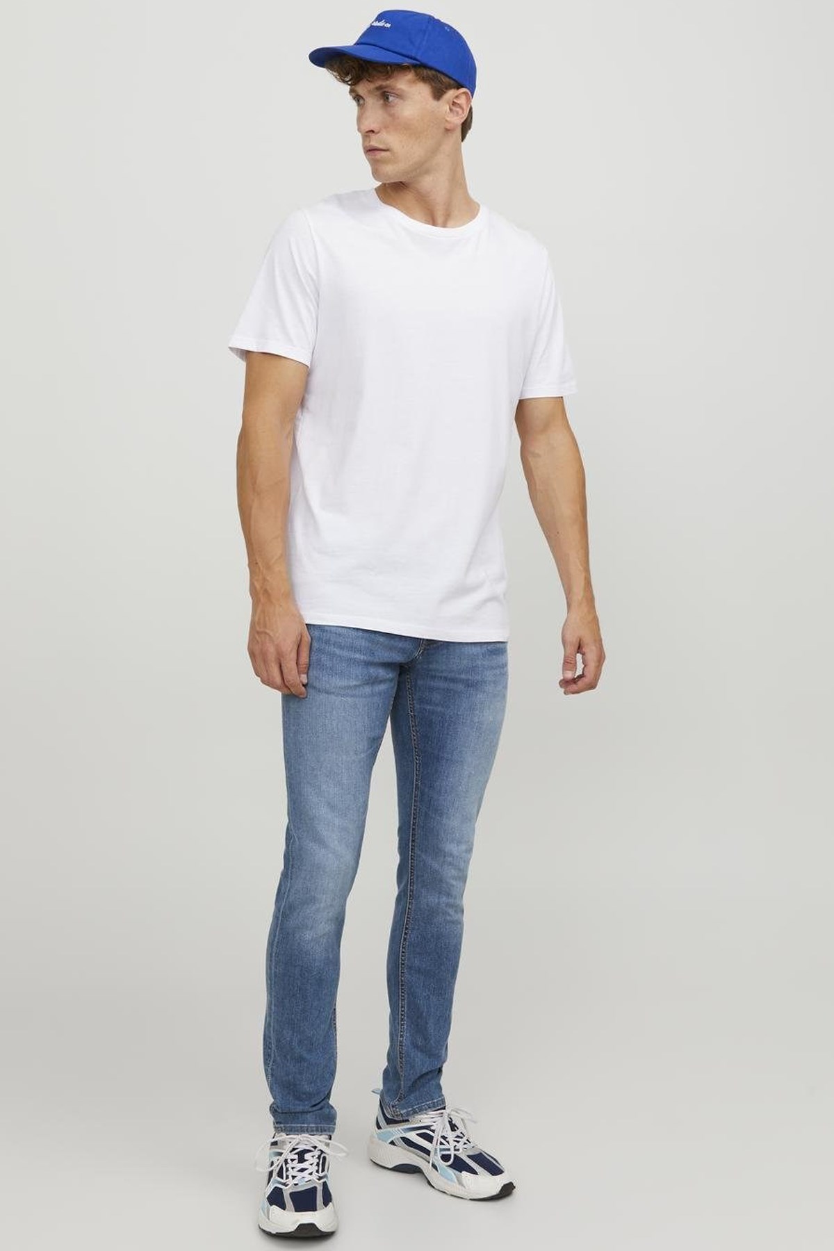 Jack & Jones Erkek Jeans 12157416 Mavi