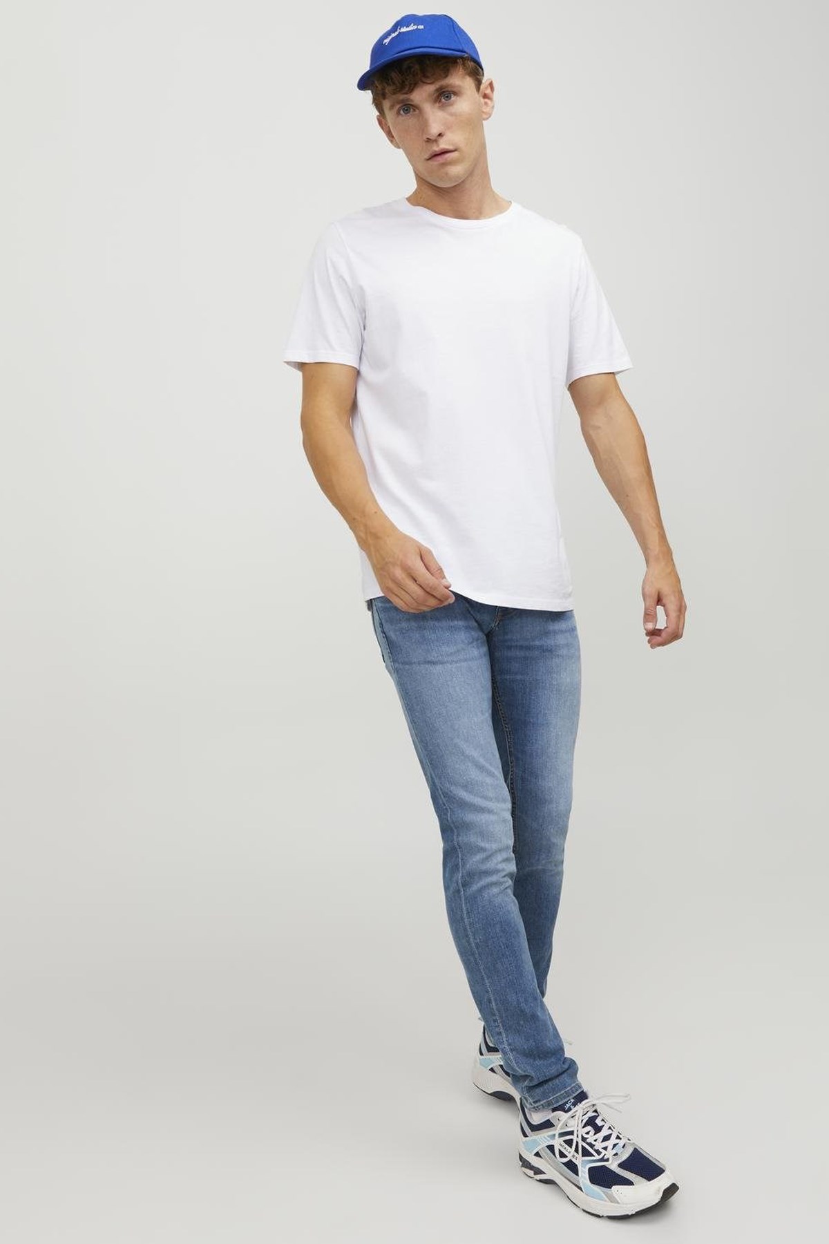 Jack & Jones Erkek Jeans 12157416 Mavi