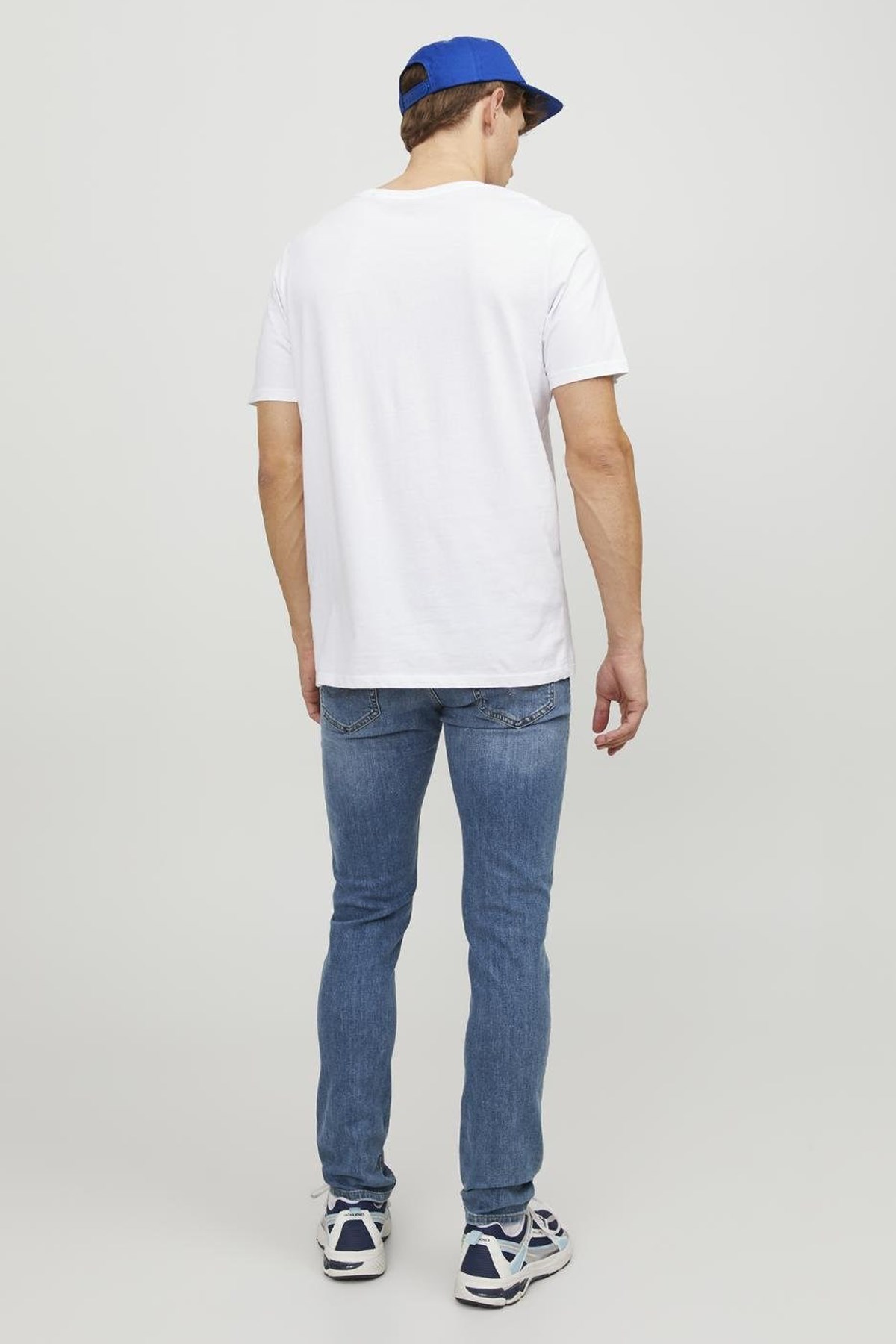 Jack & Jones Erkek Jeans 12157416 Mavi