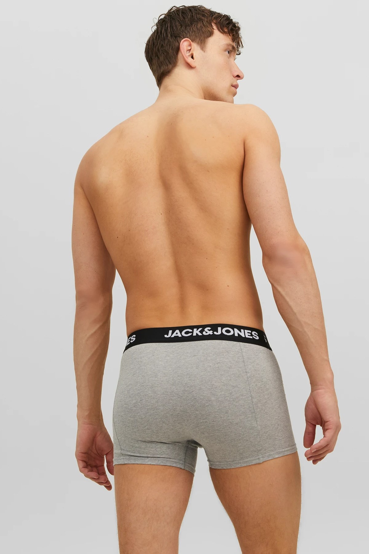 Jack & Jones Jacanthony Solid 3 Pack Erkek Boxer 12160750 Siyah