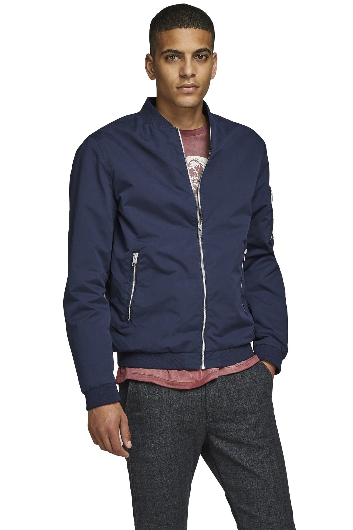 Jack & Jones Erkek Ceket 12165203 Lacivert