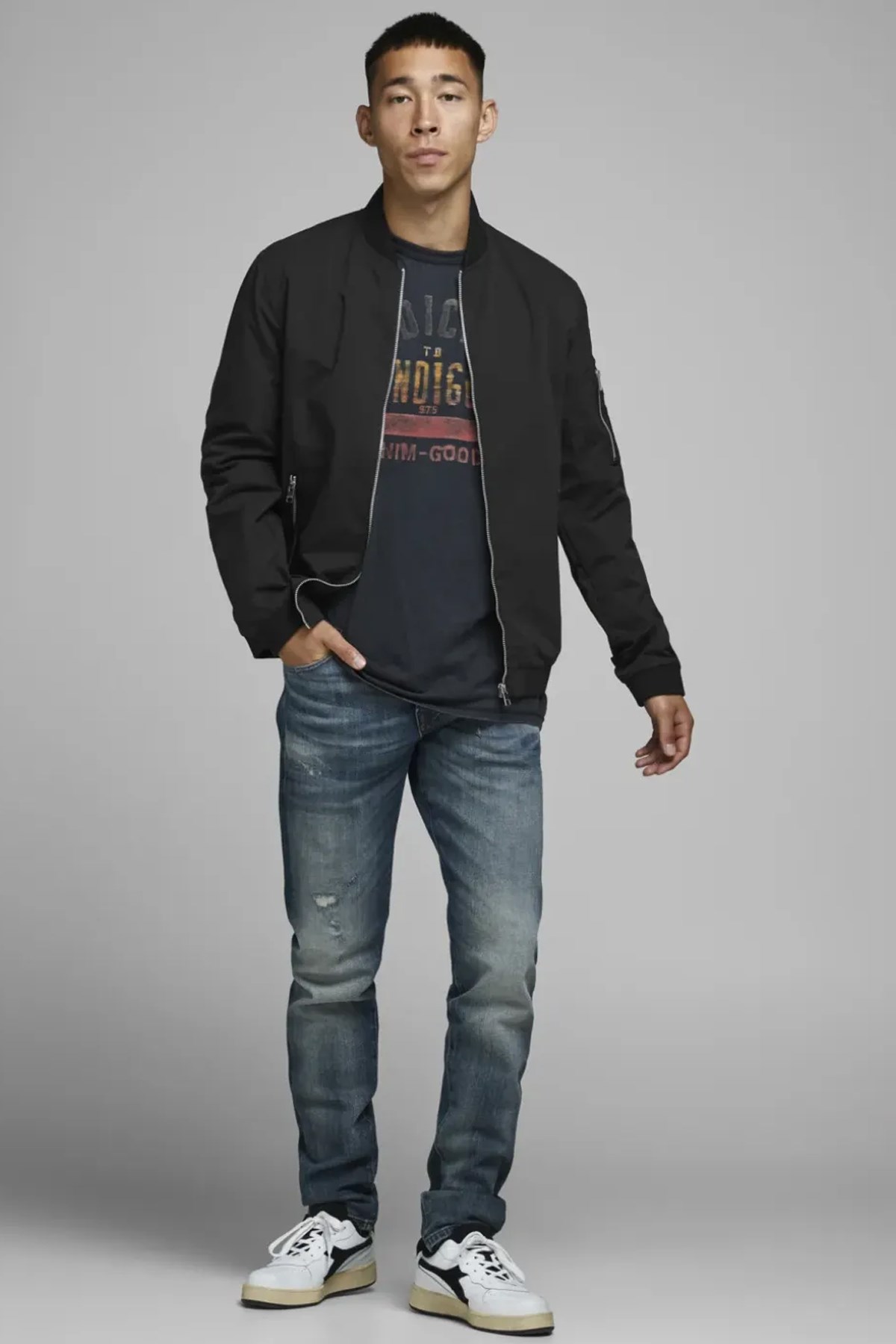 Jack & Jones Erkek Ceket 12165203 Siyah