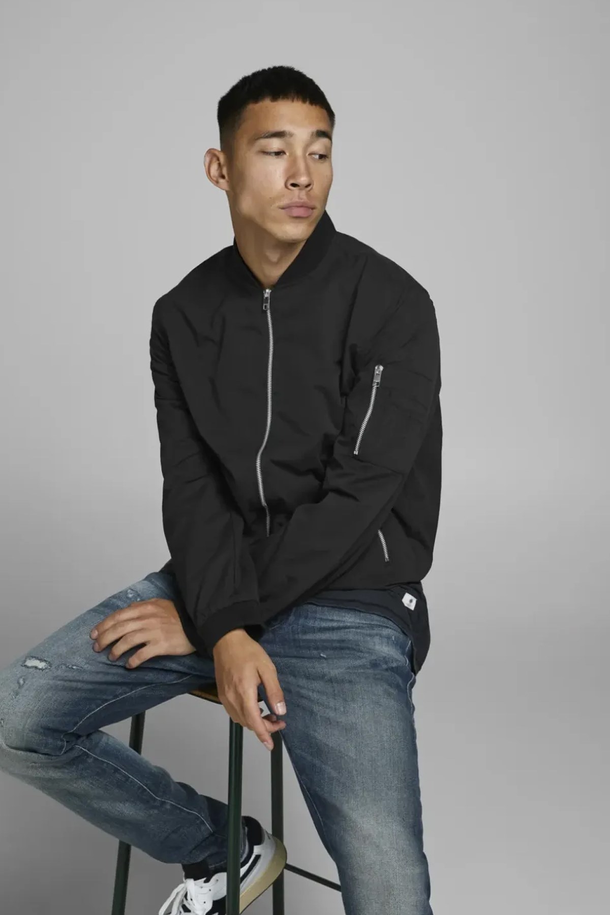 Jack & Jones Erkek Ceket 12165203 Siyah