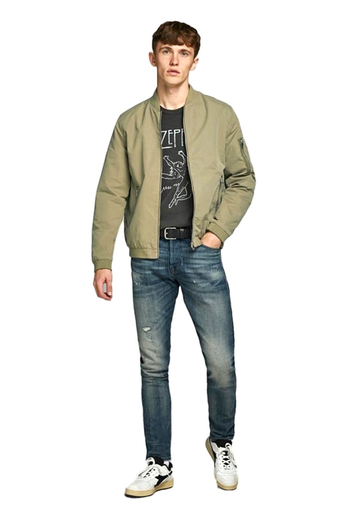 Jack & Jones Erkek Ceket 12165203 Yeşil