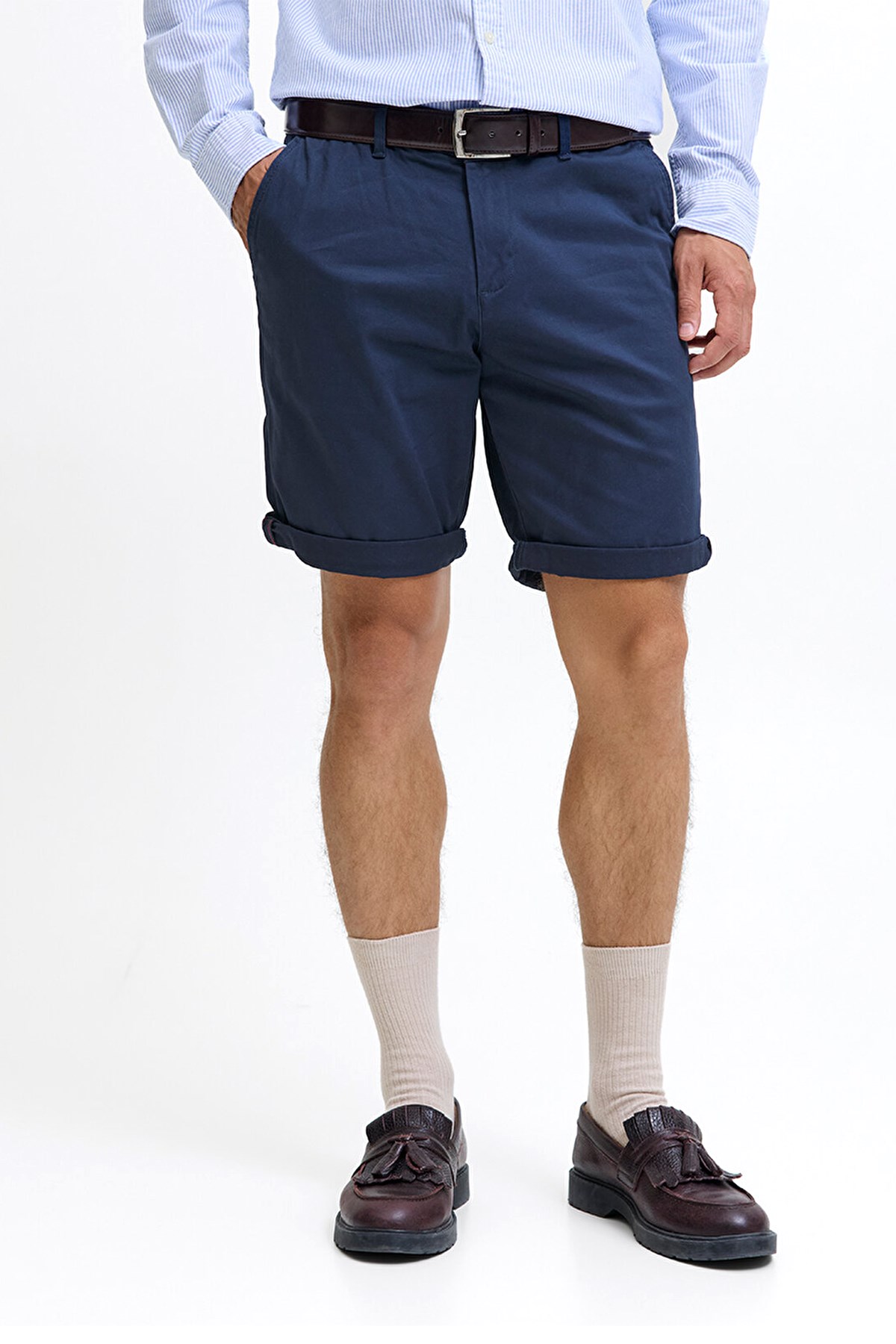 Jack & Jones Jpstbowie Erkek Şort 12165604 Lacivert