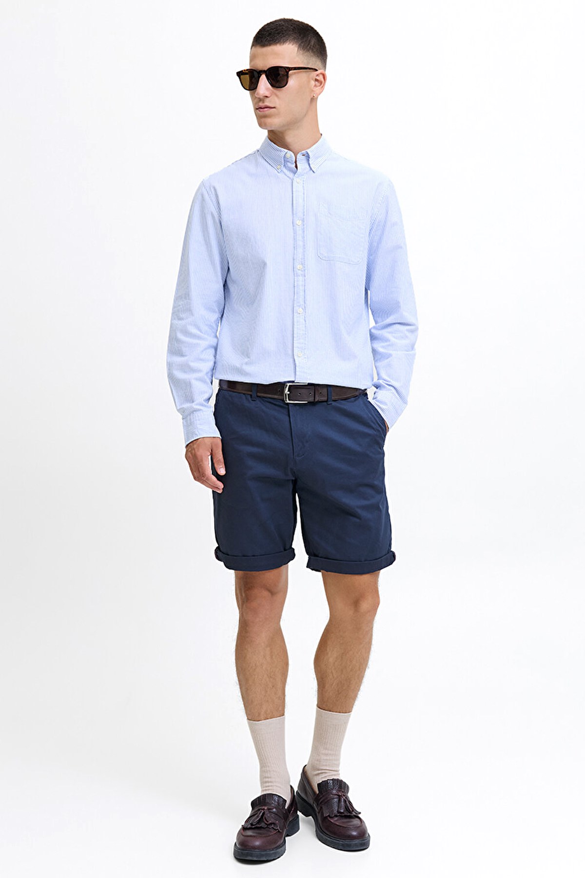 Jack & Jones Jpstbowie Erkek Şort 12165604 Lacivert