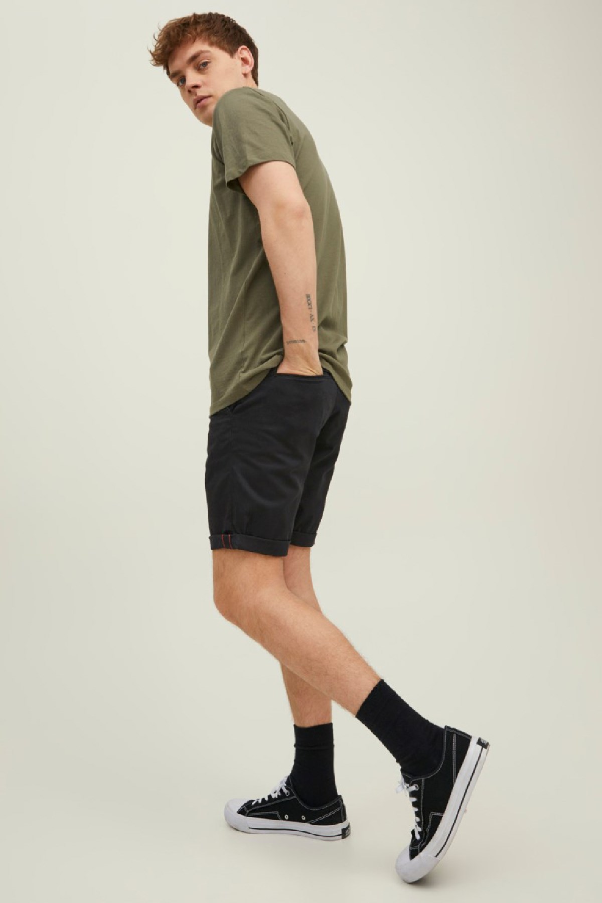 Jack & Jones Jpstbowie Erkek Şort 12165604 Siyah