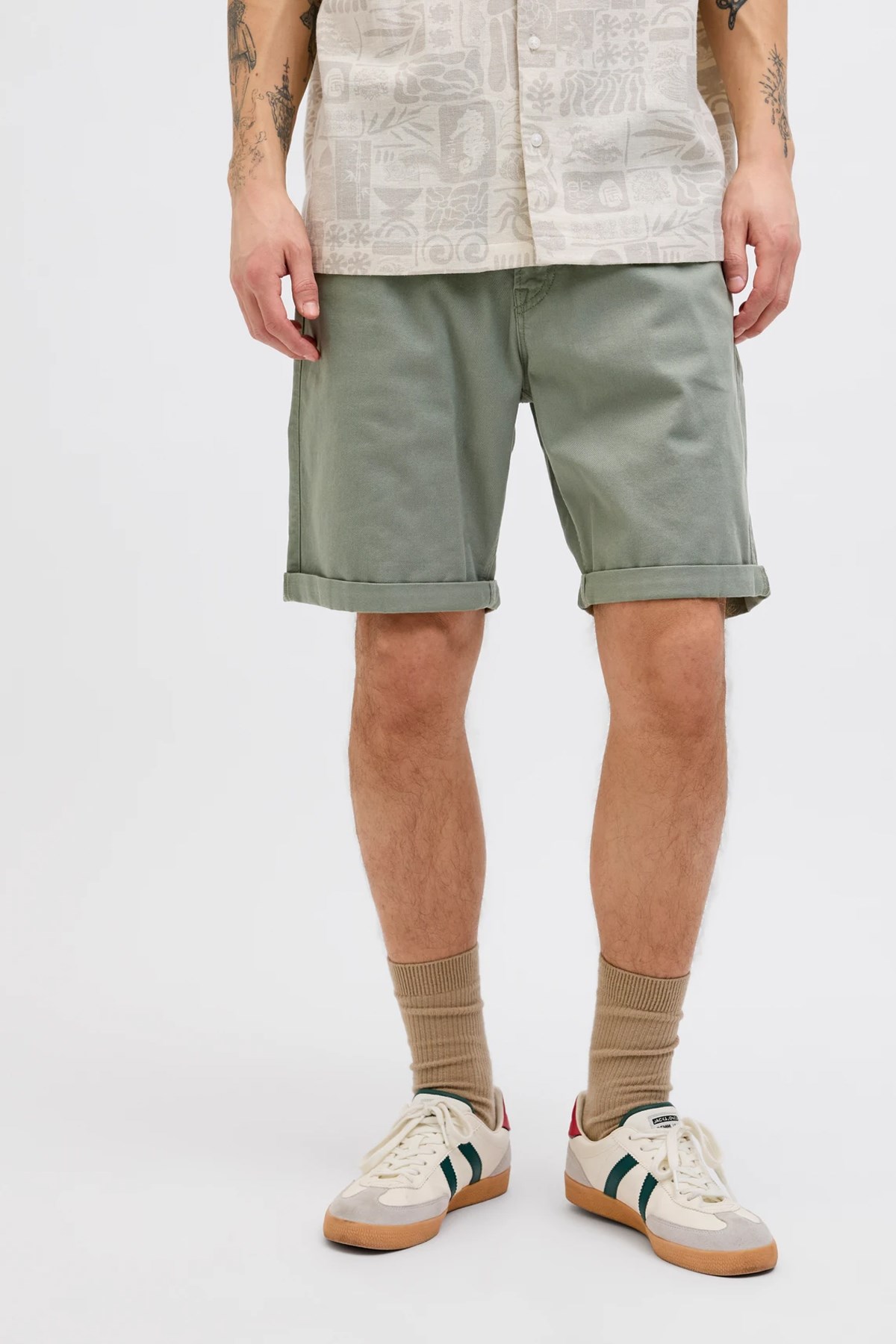 Jack & Jones Jpstrick Erkek Şort 12165892 Yeşil