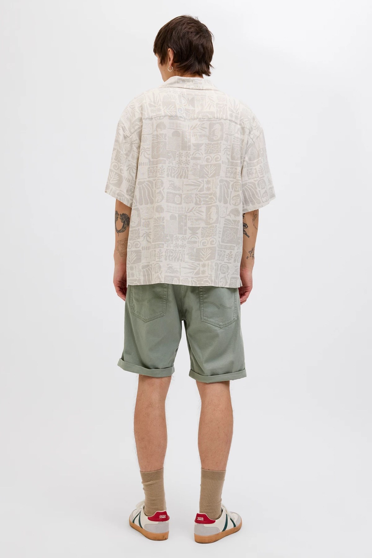 Jack & Jones Jpstrick Erkek Şort 12165892 Yeşil