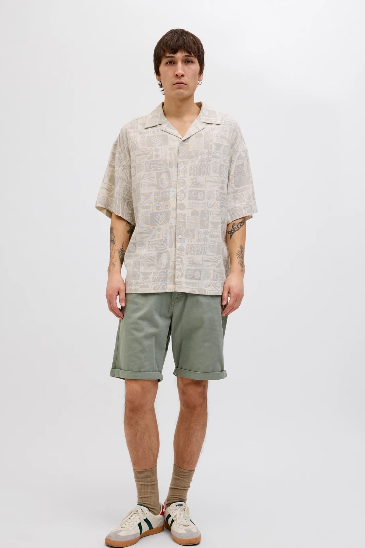 Jack & Jones Jpstrick Erkek Şort 12165892 Yeşil