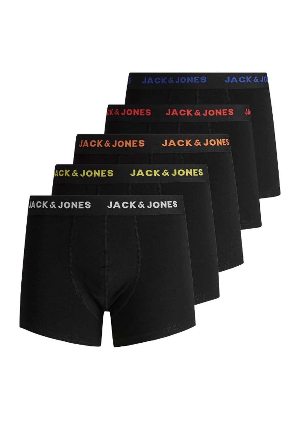 Jack & Jones Jackblack 5 Pack Erkek Boxer 12167028 Siyah