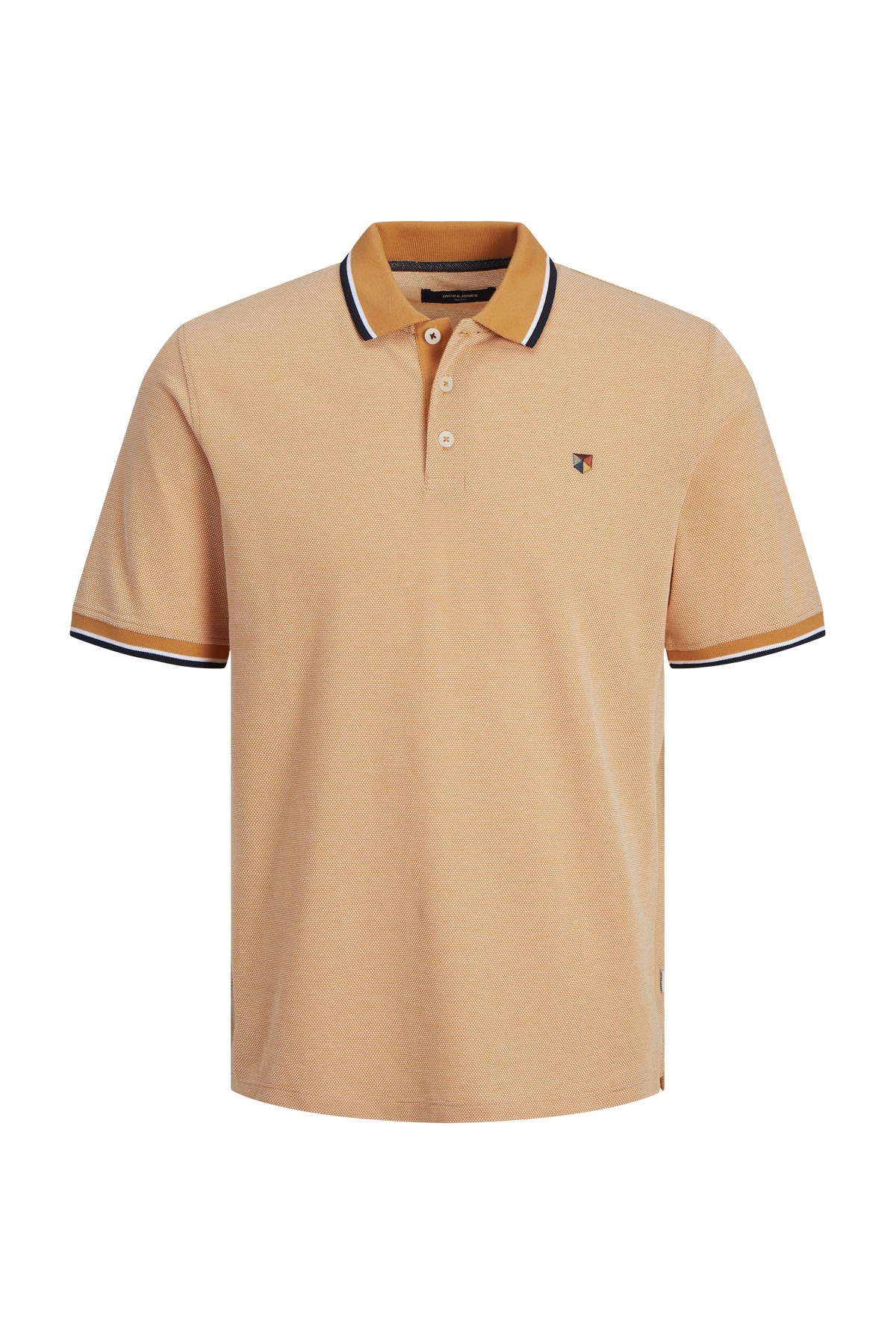 Jack & Jones Erkek Polo Yaka Tişört 12169064 Turuncu