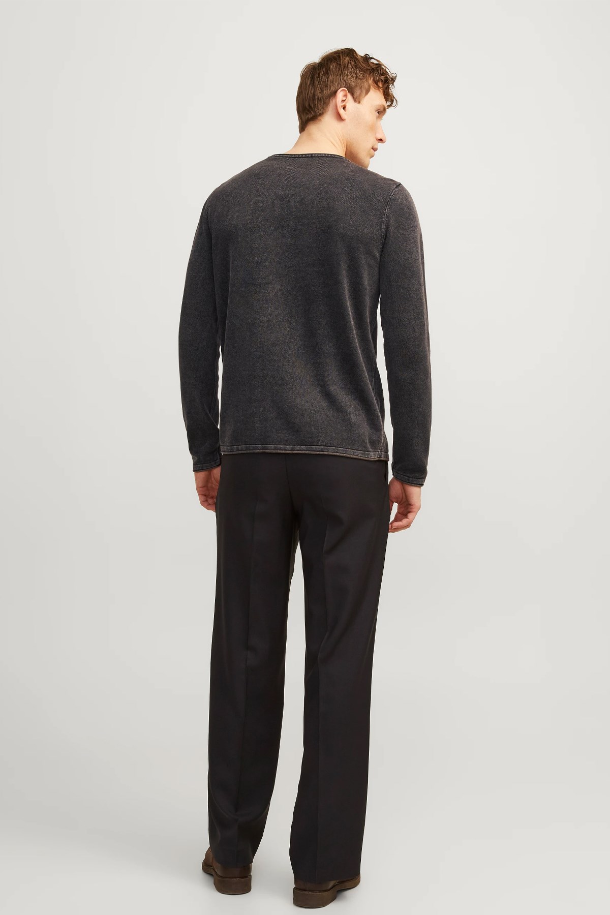 Jack & Jones Jjeleo Erkek Kazak 12174001 Antrasit