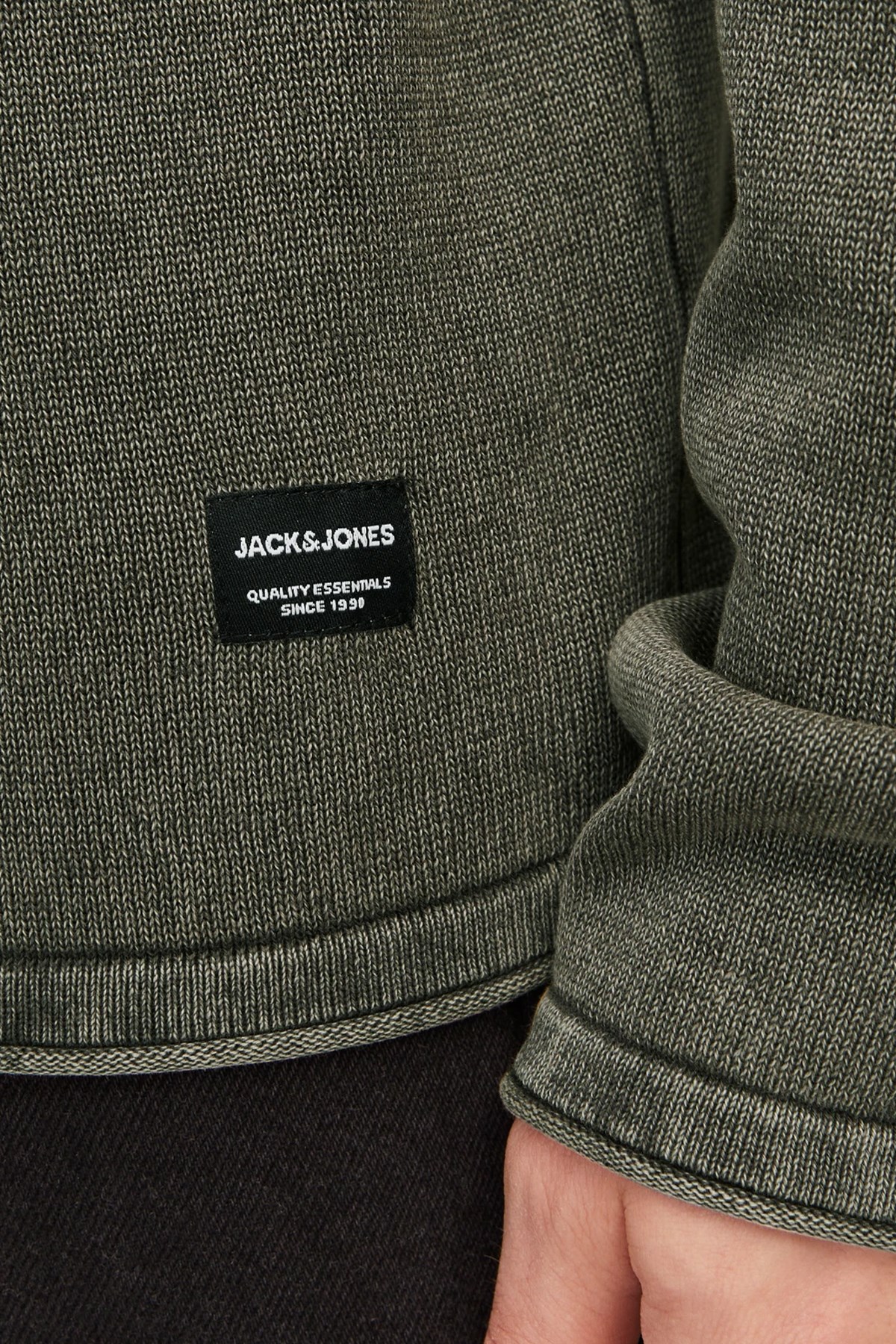 Jack & Jones Jjeleo Erkek Kazak 12174001 Haki