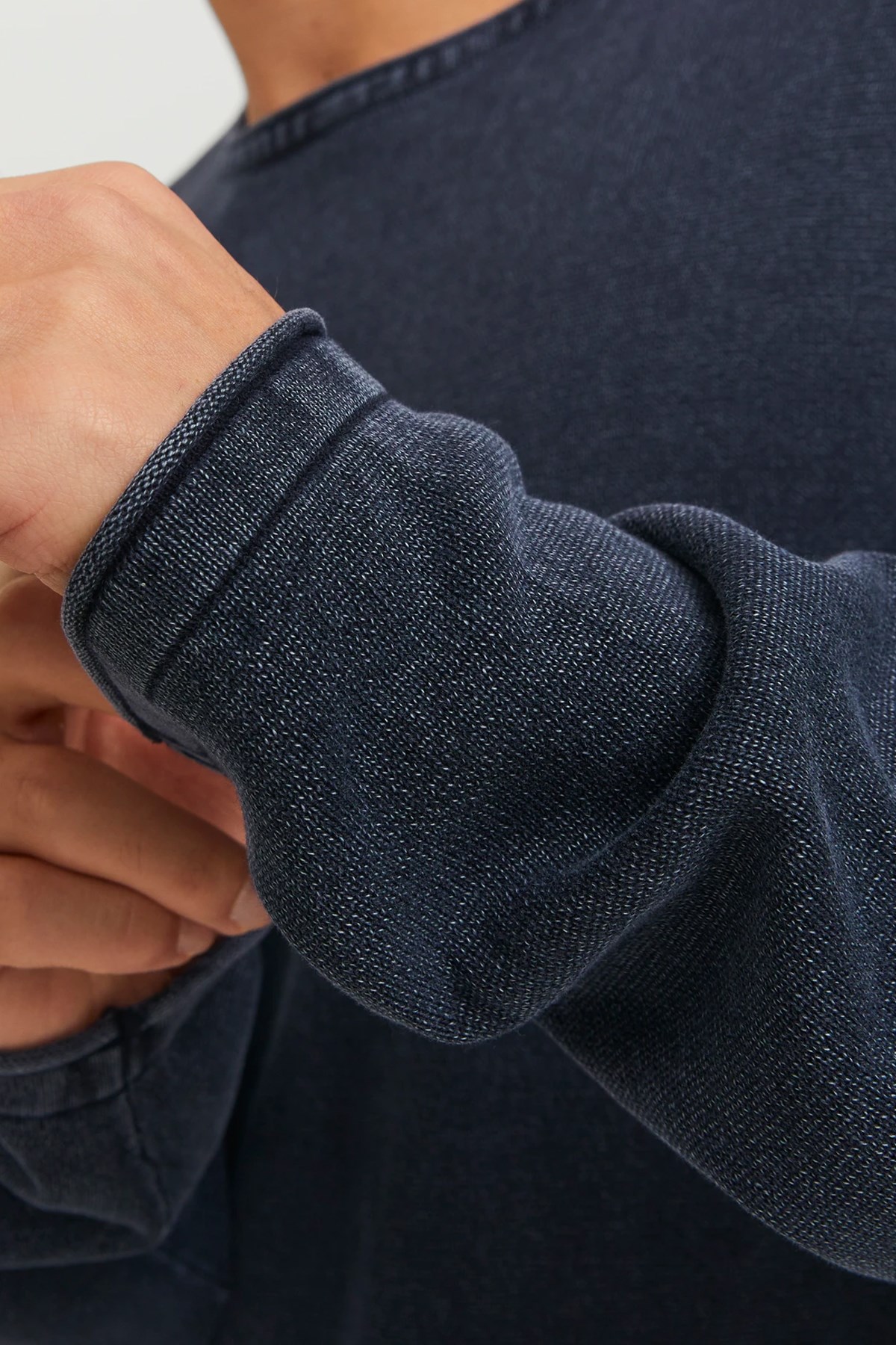 Jack & Jones Jjeleo Erkek Kazak 12174001 Lacivert