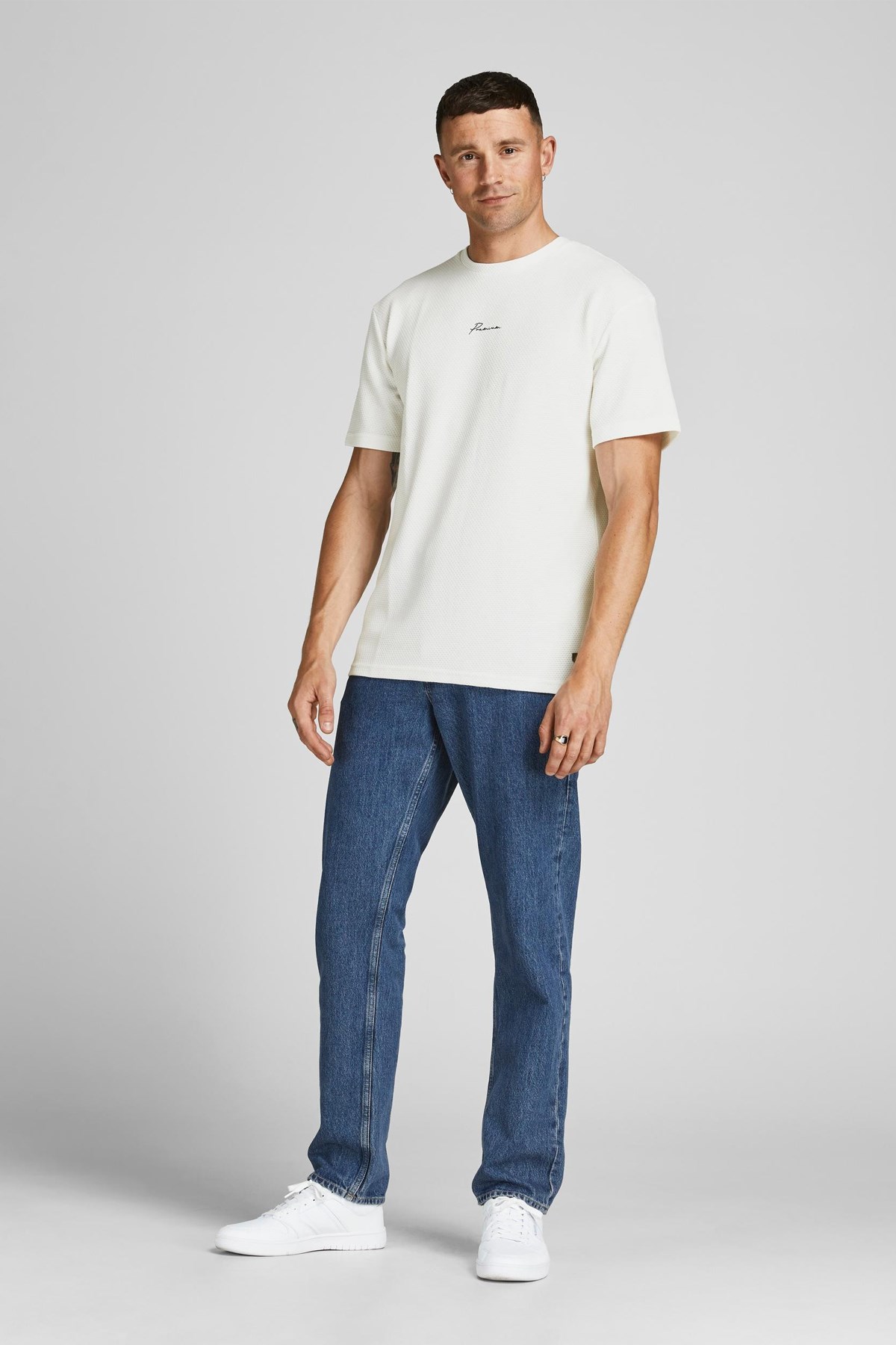 Jack & Jones Erkek Tişört 12175825 Lacivert