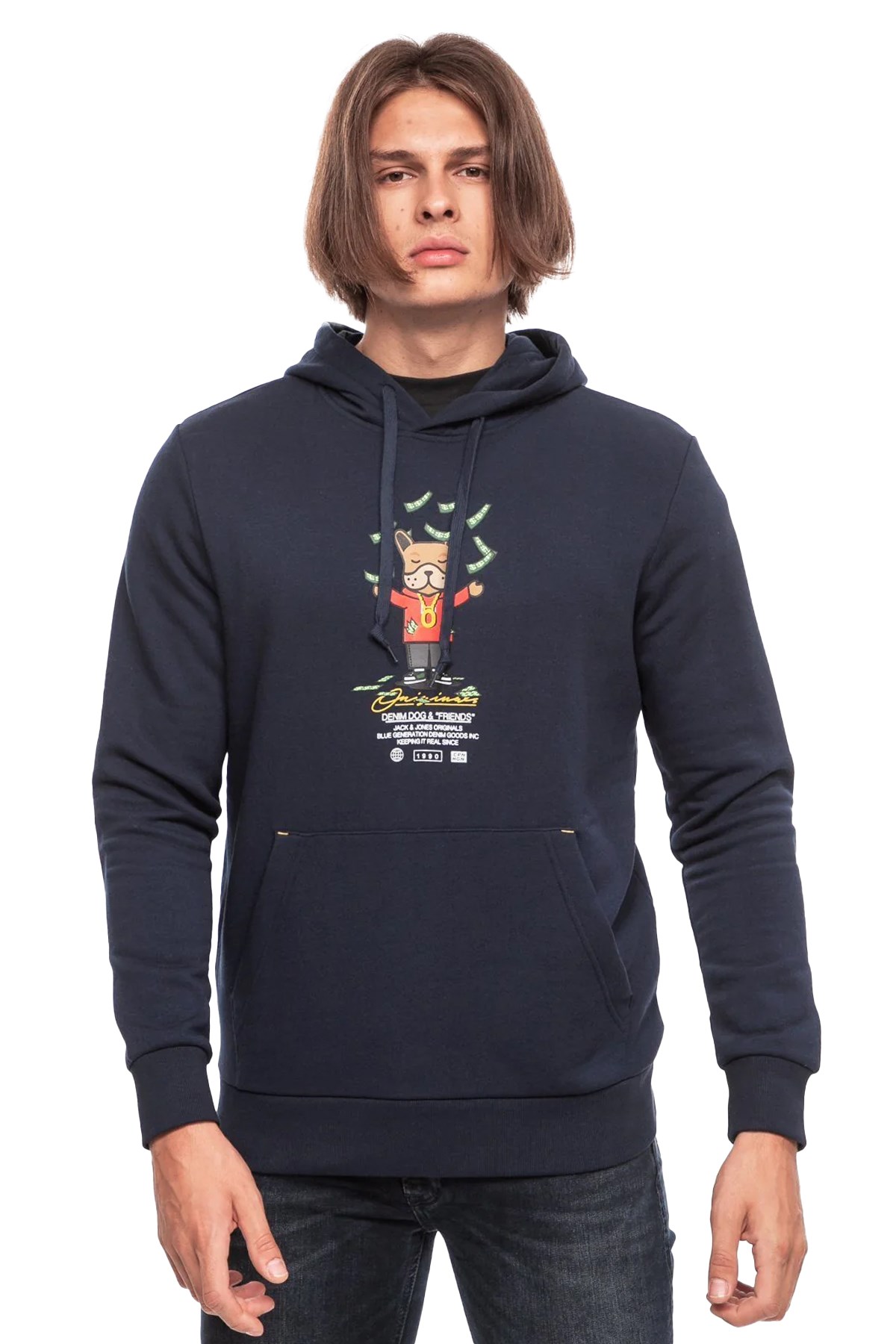 Jack & Jones Erkek Sweatshirts 12176722 Lacivert
