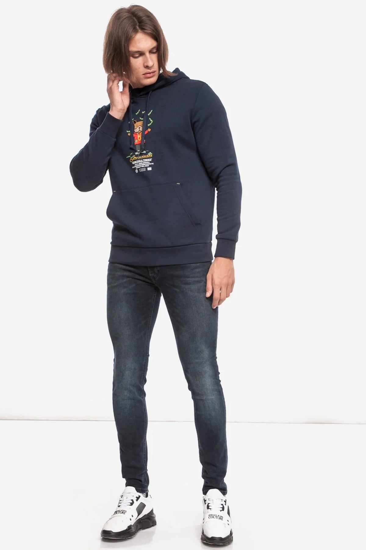 Jack & Jones Erkek Sweatshirts 12176722 Lacivert