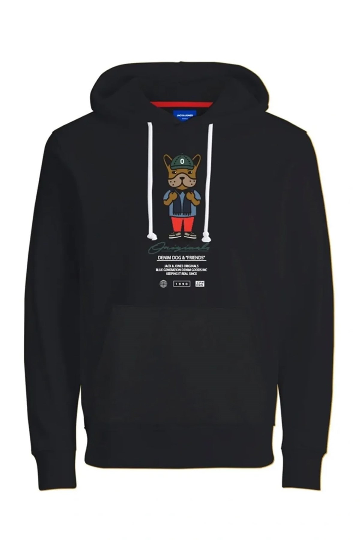 Jack & Jones Erkek Sweatshirts 12176722 Siyah