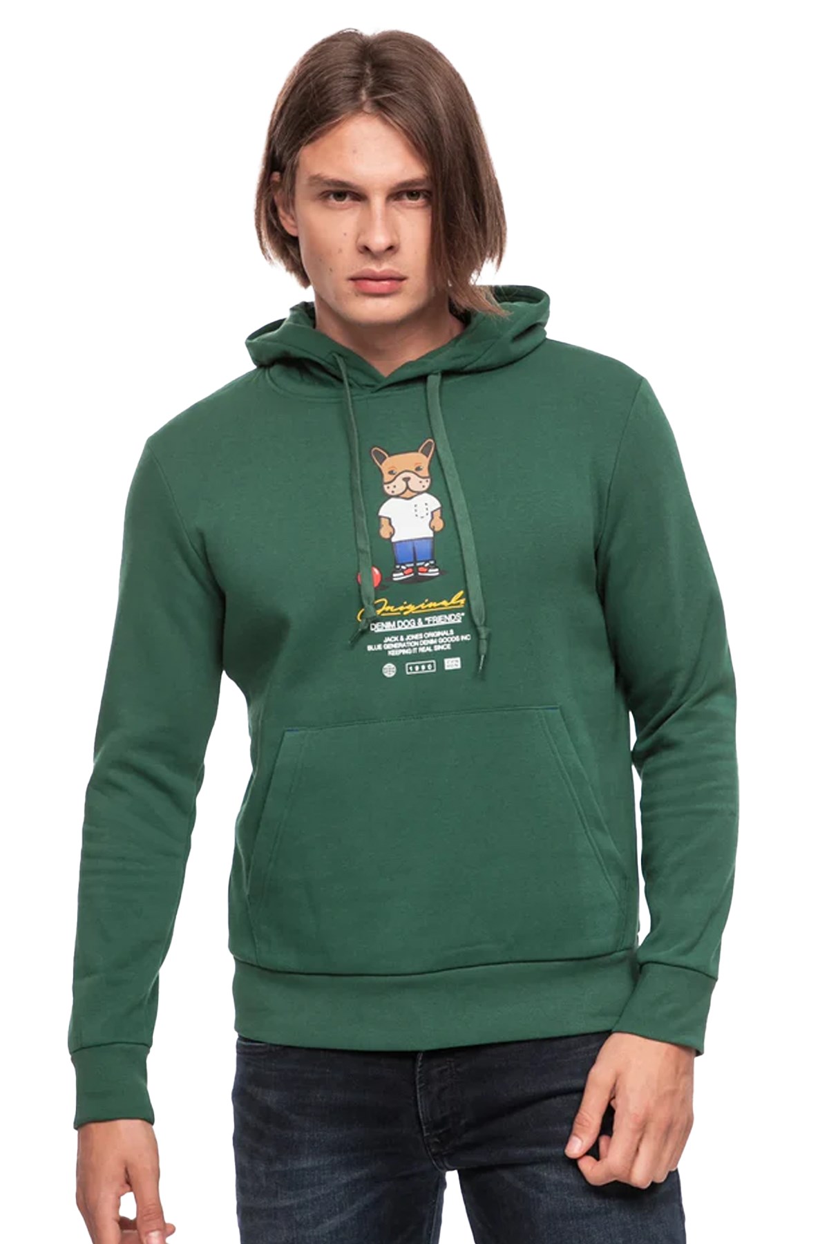 Jack & Jones Erkek Sweatshirts 12176722 Yeşil