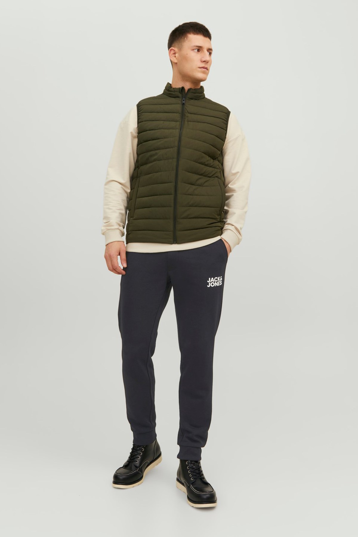 Jack & Jones Jpstgordon Erkek Eşofman Altı 12178421 Siyah