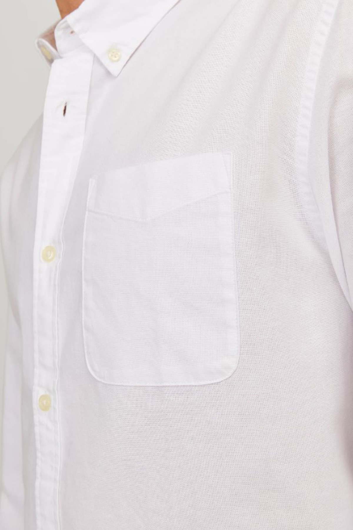 Jack & Jones Jjeoxford Erkek Gömlek 12182486 Beyaz