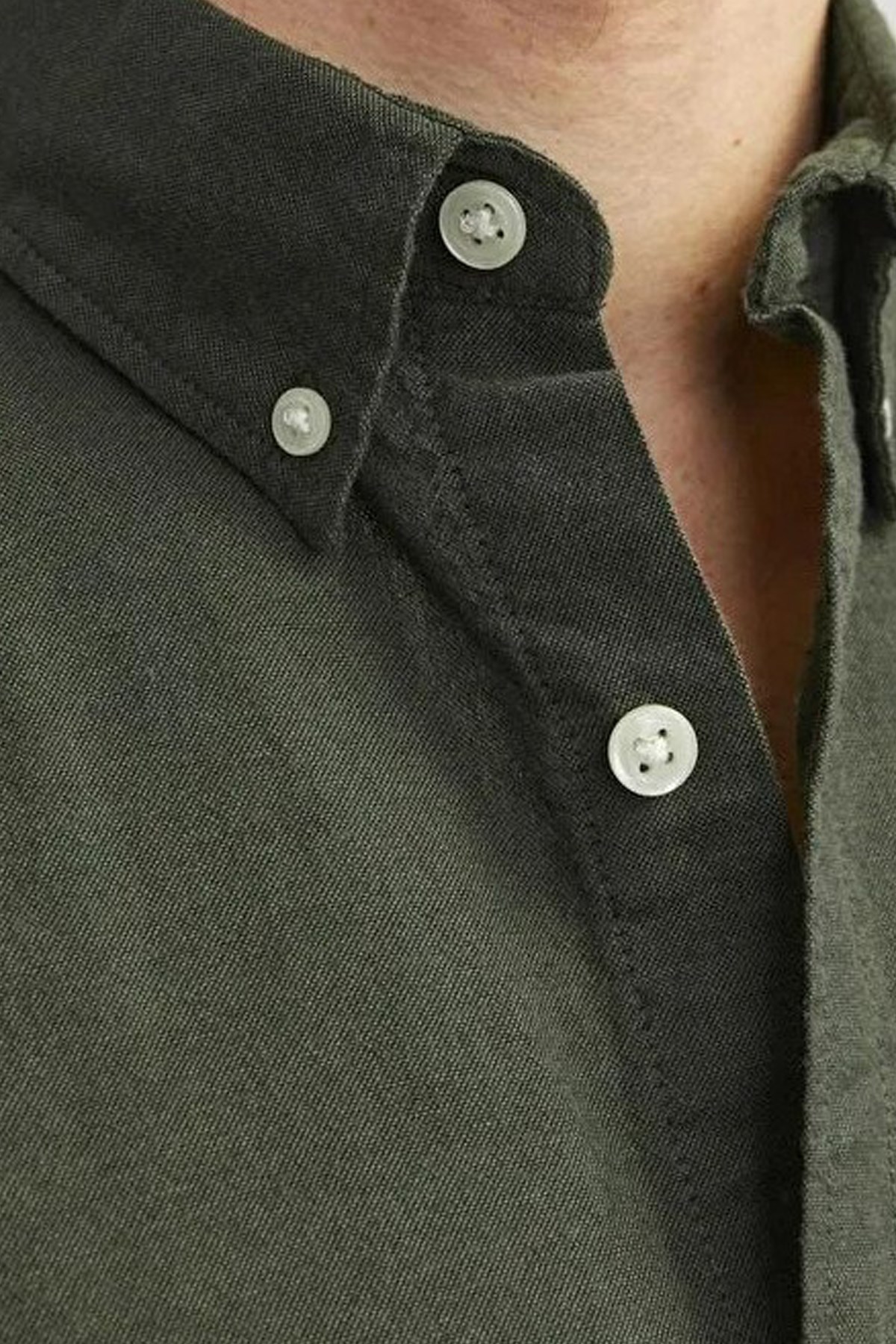Jack & Jones Jjeoxford Erkek Gömlek 12182486 Yeşil