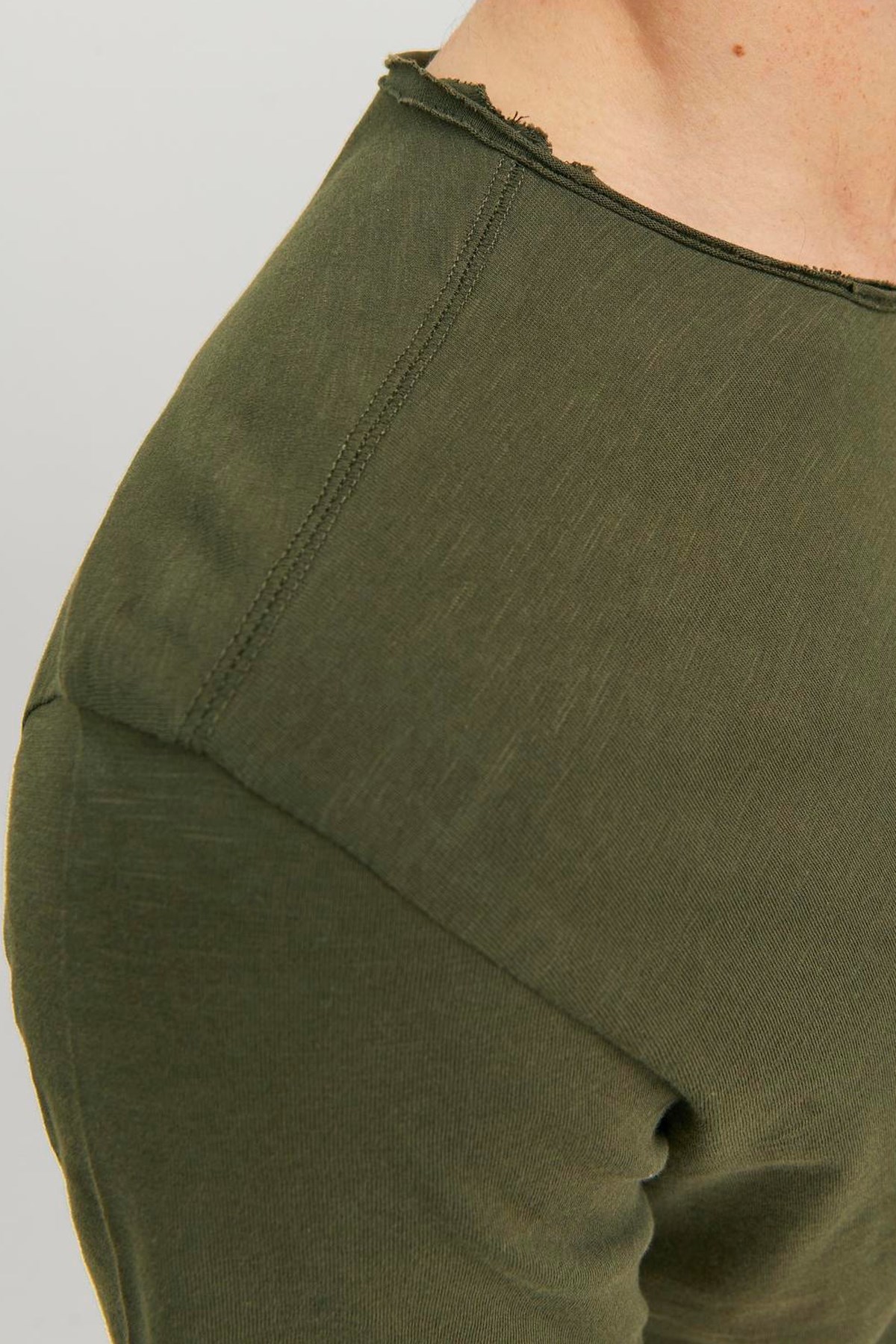 Jack & Jones Erkek Tişört 12182498 Haki