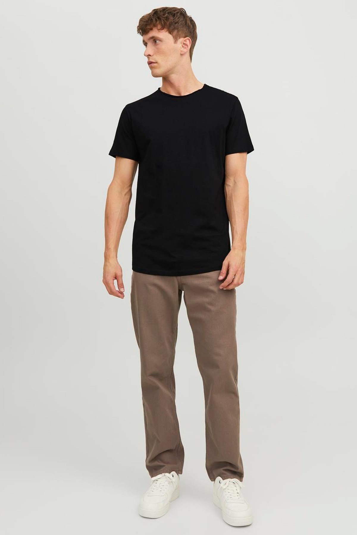 Jack & Jones Erkek Tişört 12182498 Siyah