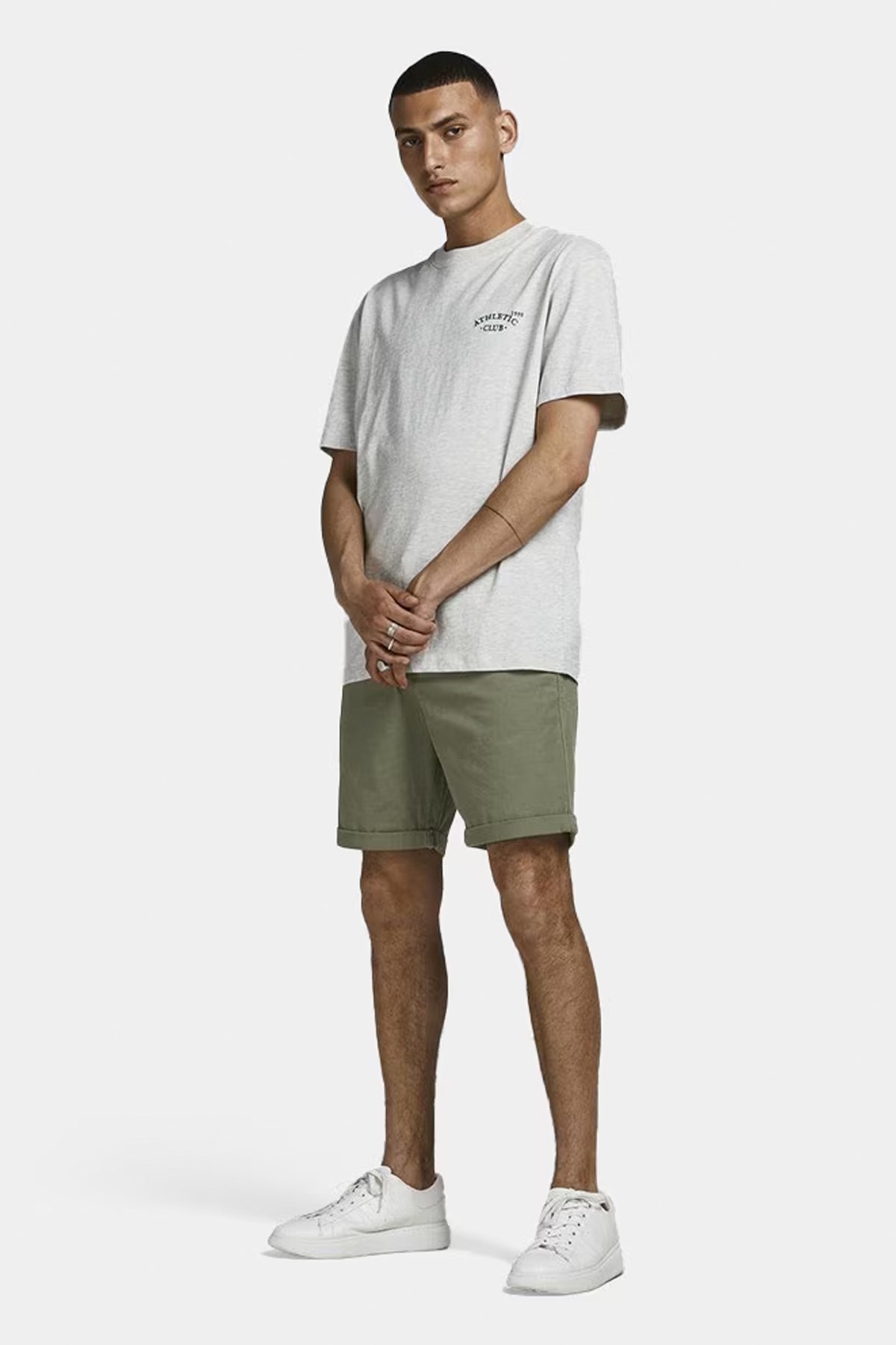 Jack & Jones Jpstdave Chino Shorts Srt Erkek Şort 12182549 Haki