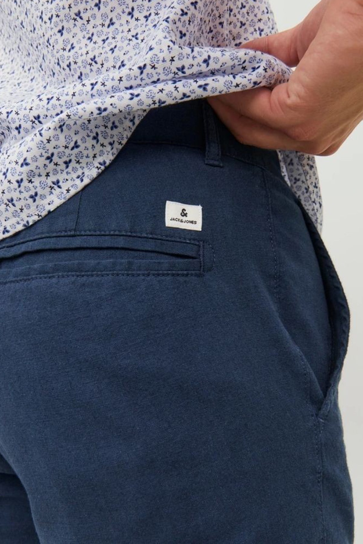 Jack & Jones Jpstdave Chino Shorts Srt Erkek Şort 12182549 Lacivert