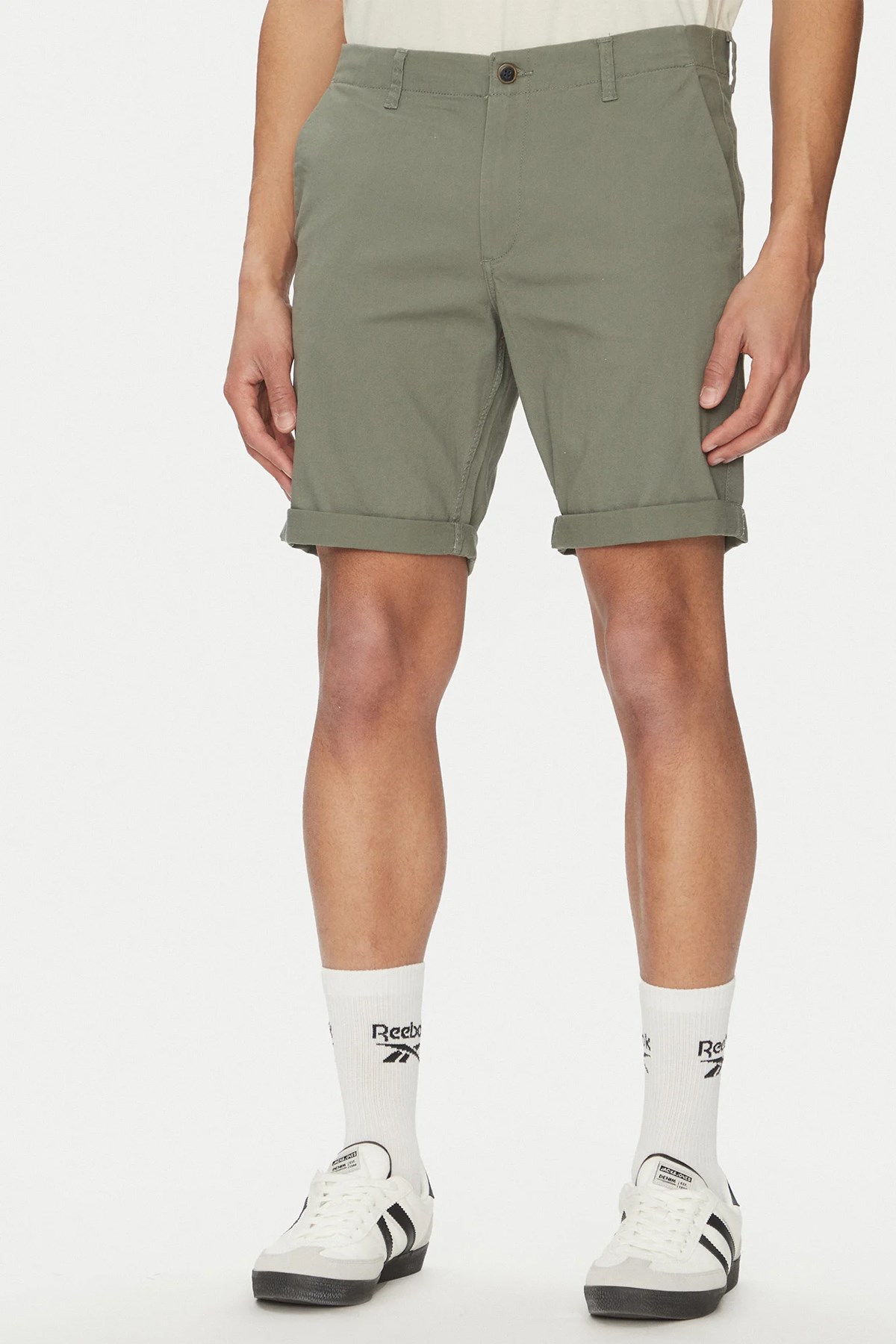 Jack & Jones Jpstdave Chino Shorts Srt Erkek Şort 12182549 Yeşil