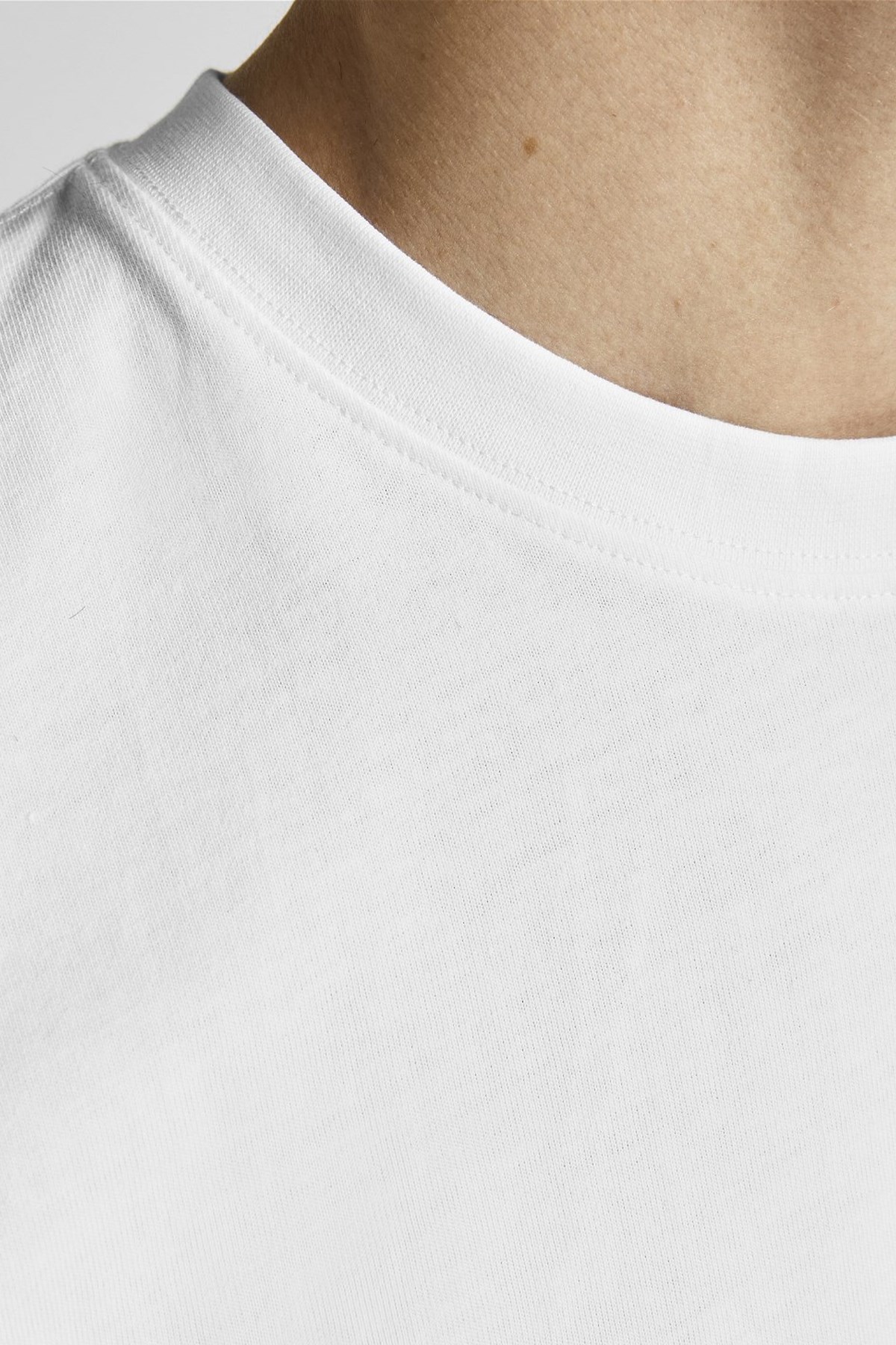 Jack & Jones Erkek Tişört 12190467 Beyaz