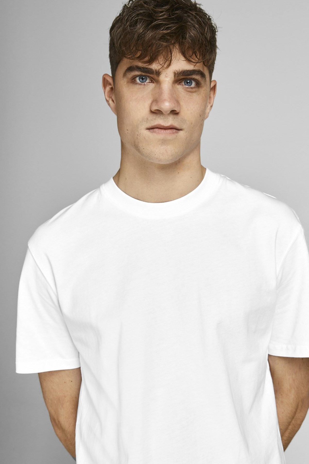 Jack & Jones Erkek Tişört 12190467 Beyaz
