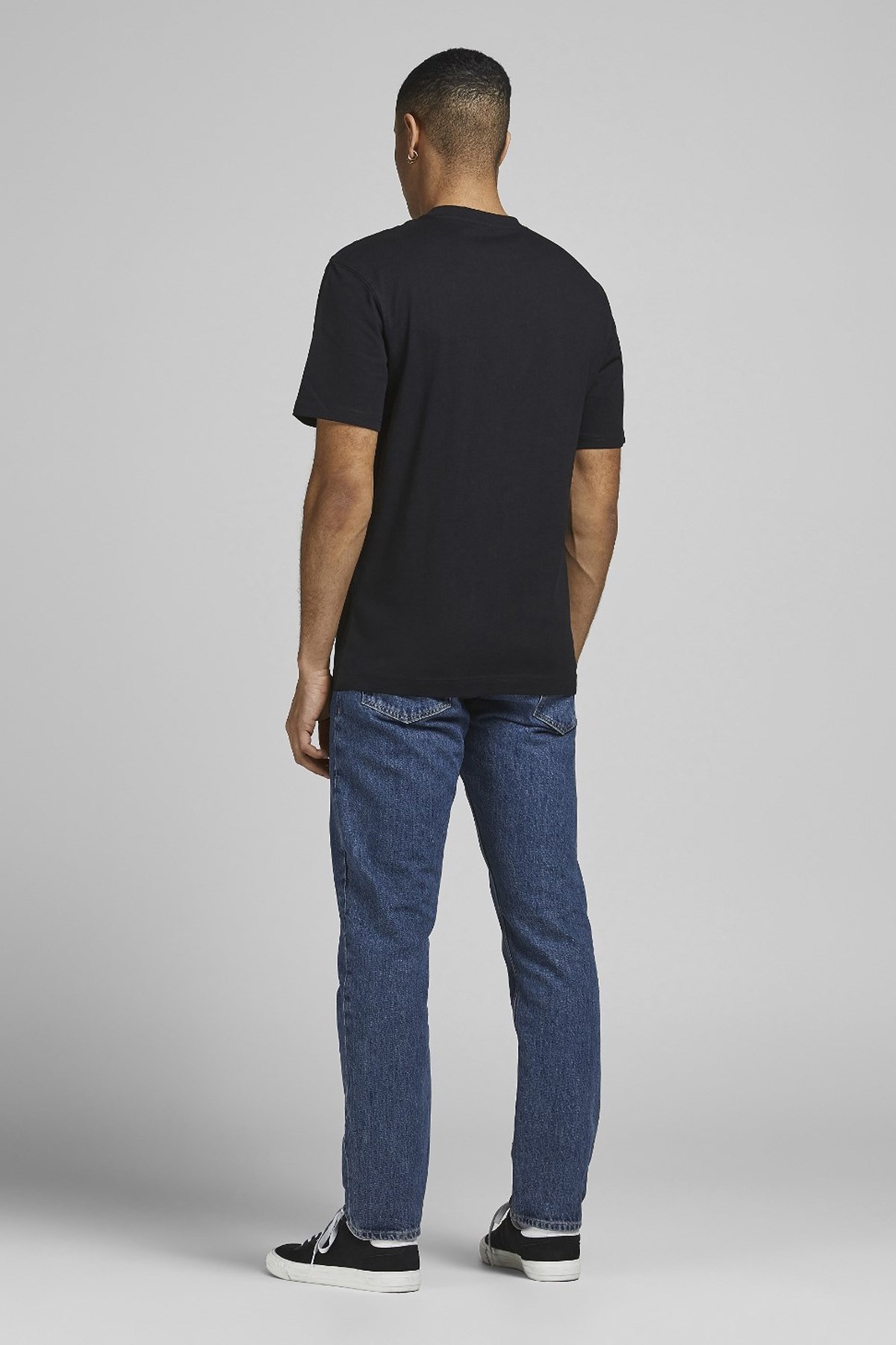 Jack & Jones Erkek Tişört 12190467 Siyah