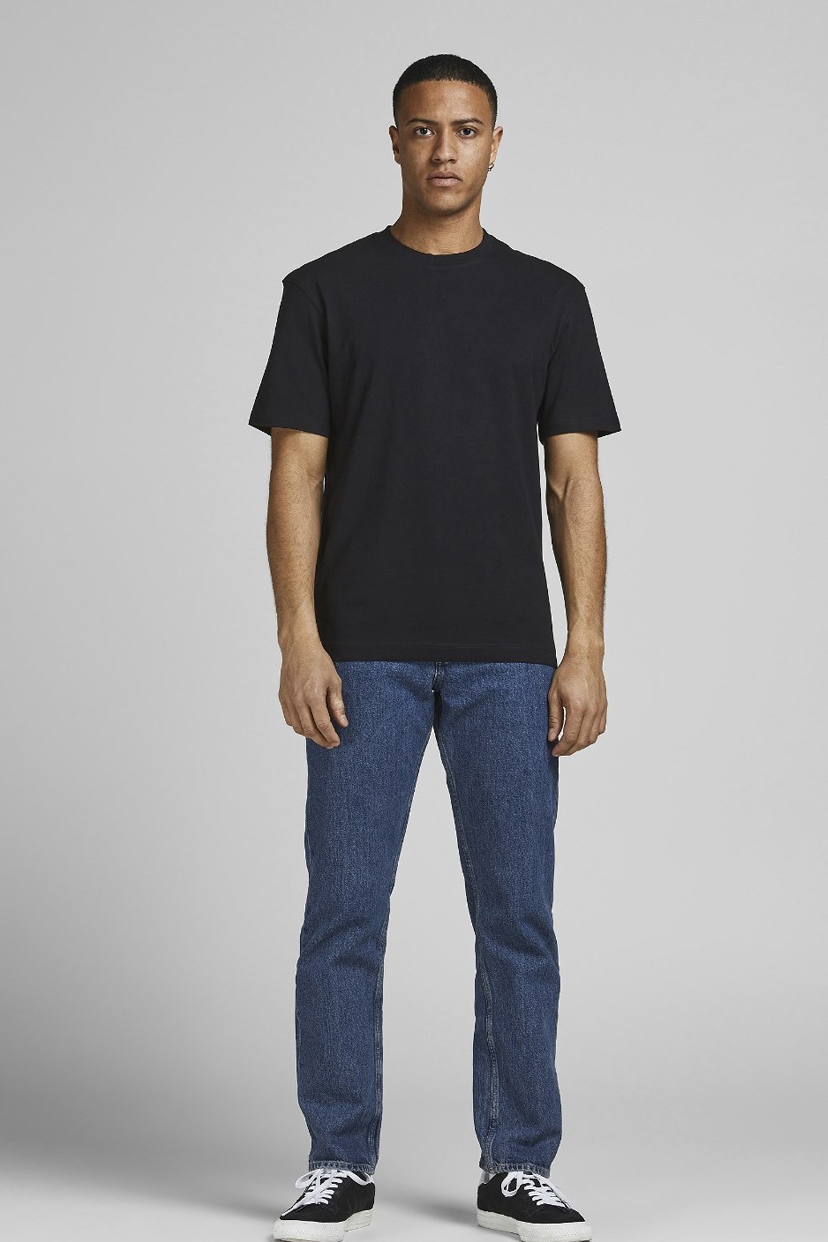 Jack & Jones Erkek Tişört 12190467 Siyah