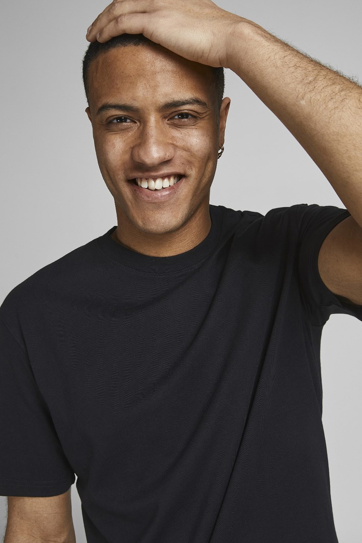 Jack & Jones Erkek Tişört 12190467 Siyah