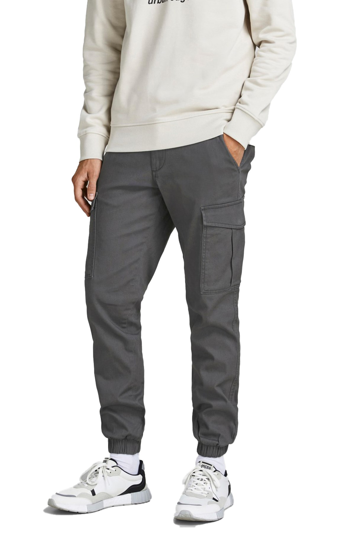 Jack & Jones Erkek Pantolon 12190733 Antrasit