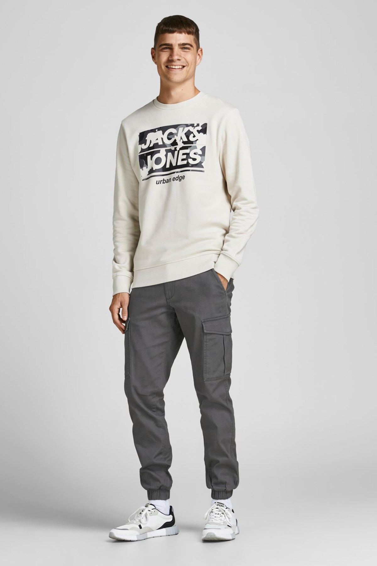 Jack & Jones Erkek Pantolon 12190733 Antrasit