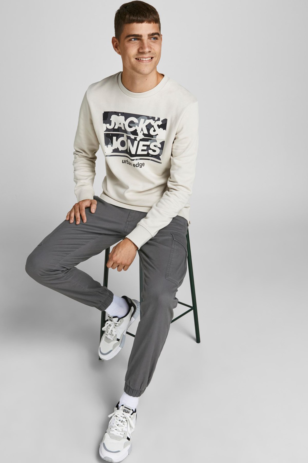 Jack & Jones Erkek Pantolon 12190733 Antrasit