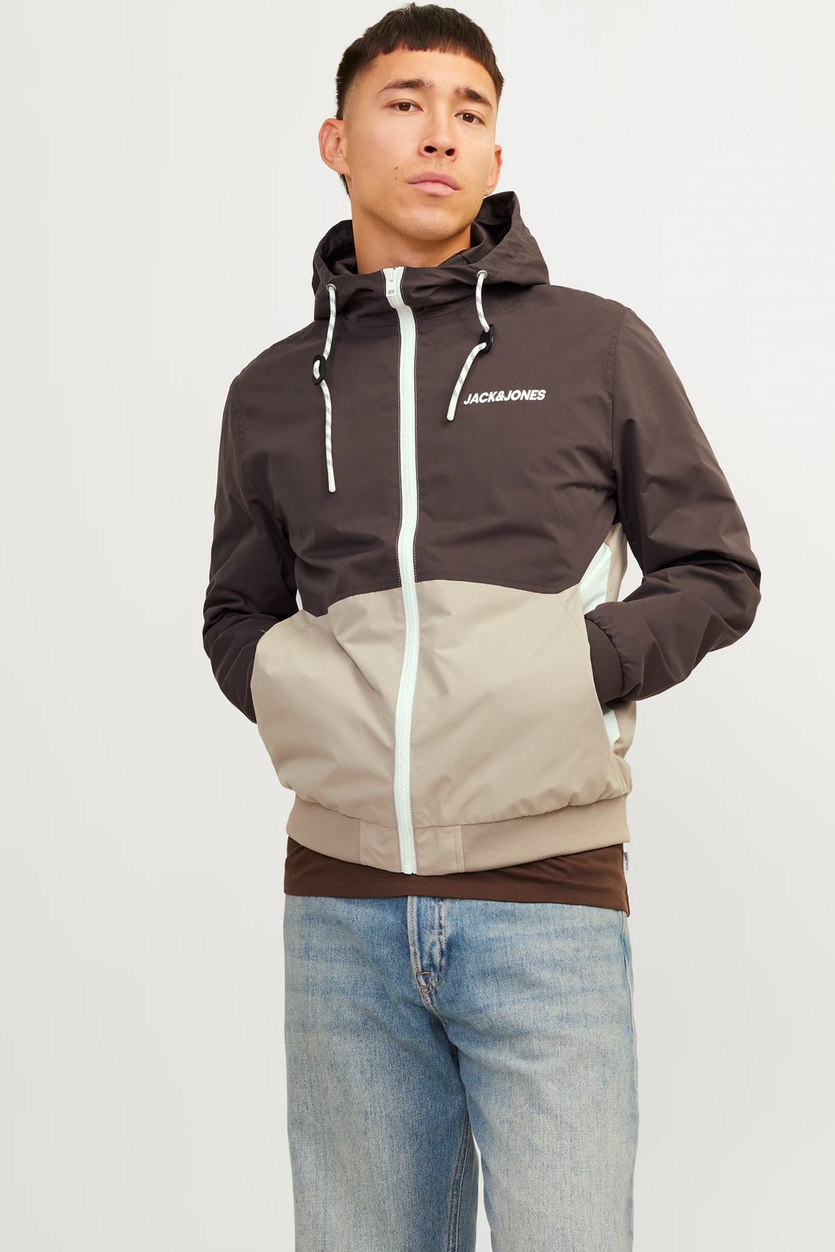 Jack & Jones Erkek Sweatshirt 12200208 Kahverengi