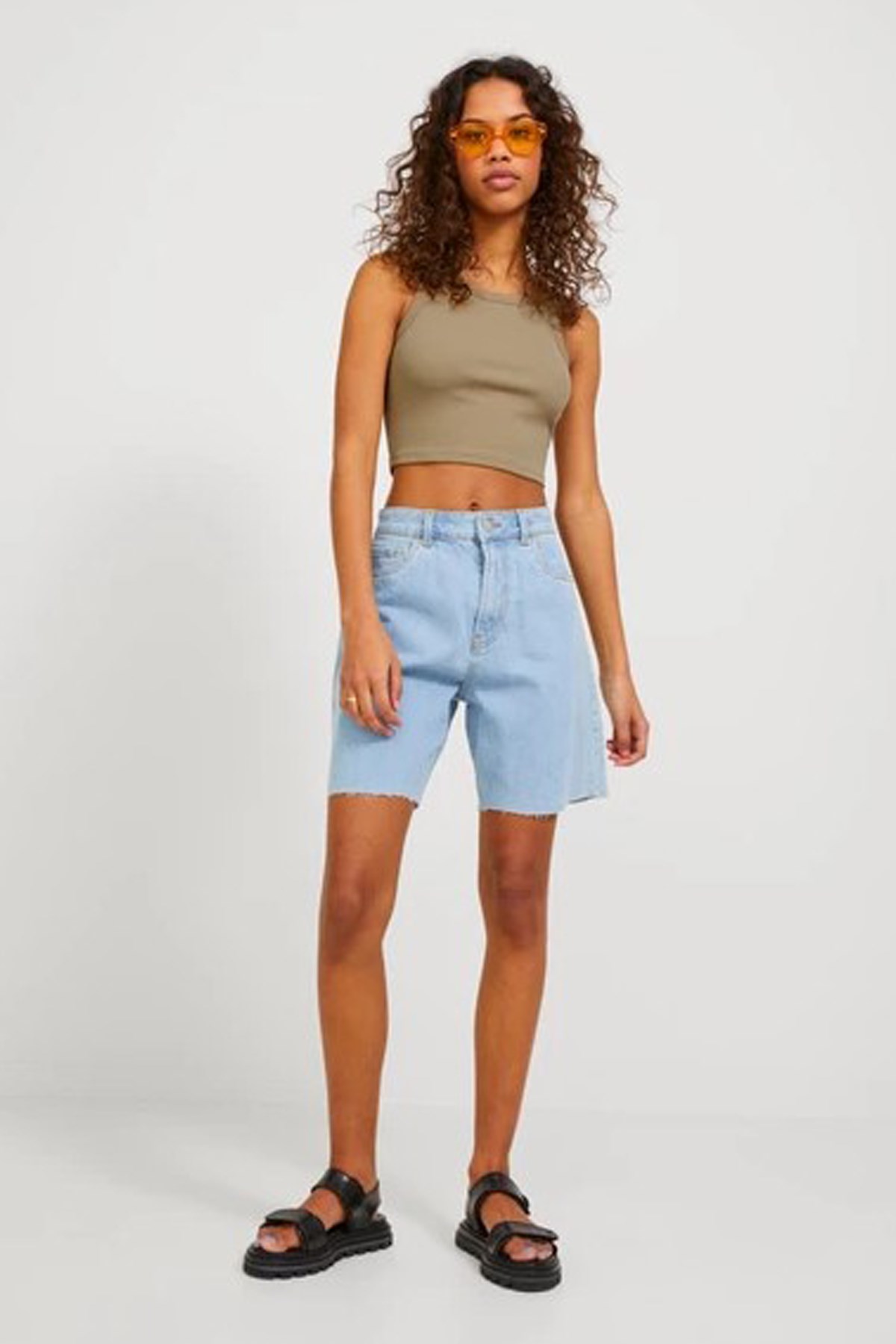 Jack & Jones Jxfallon Kadın Atlet 12200401 Sarı