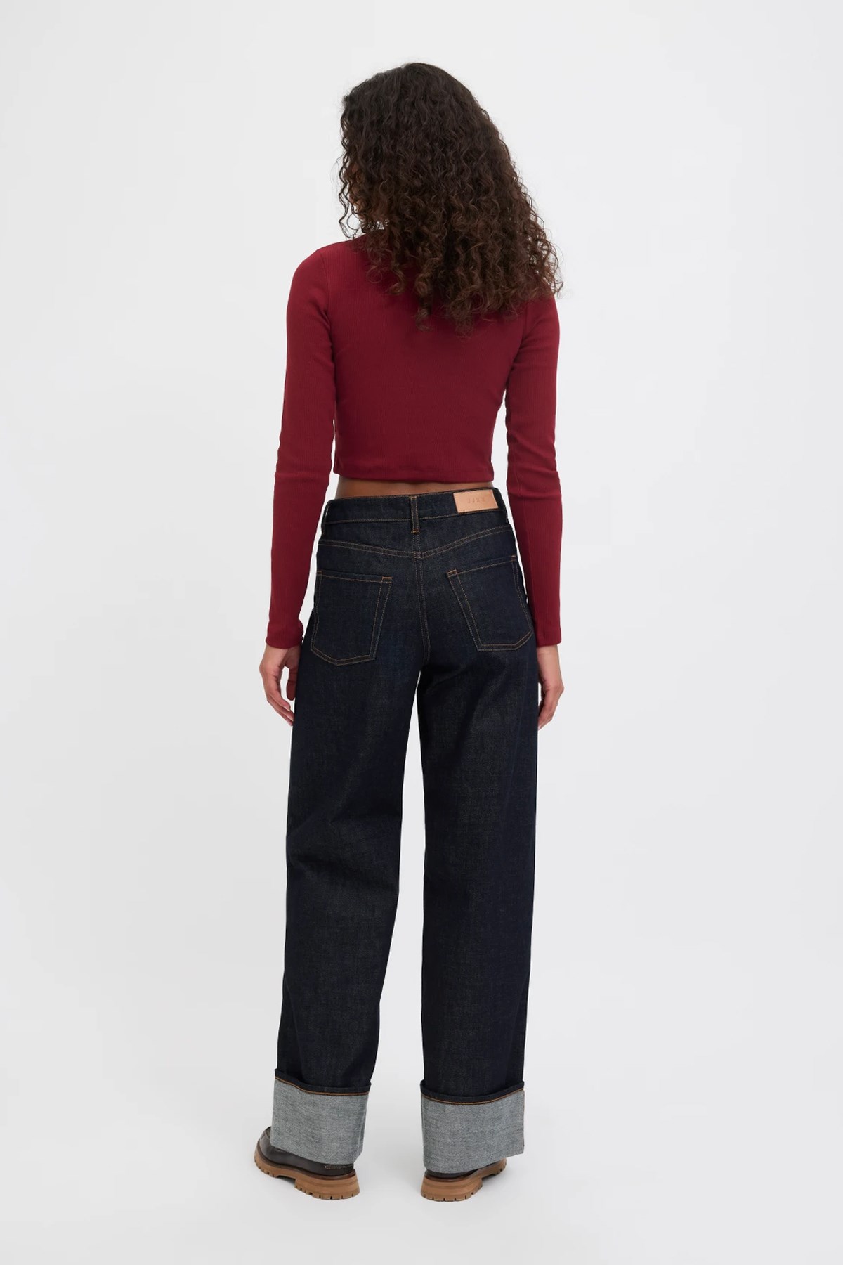 Jack & Jones Jxfeline Kadın Tişört Kırmızı