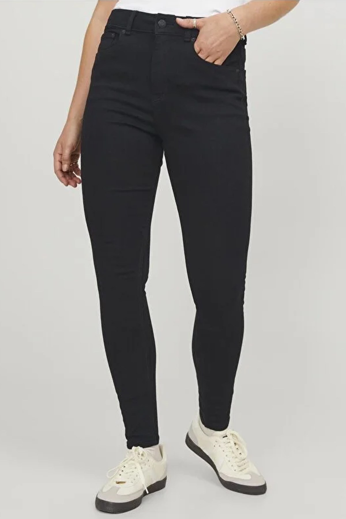 Jack & Jones Jxsydney Skinny Kadın Jean Siyah