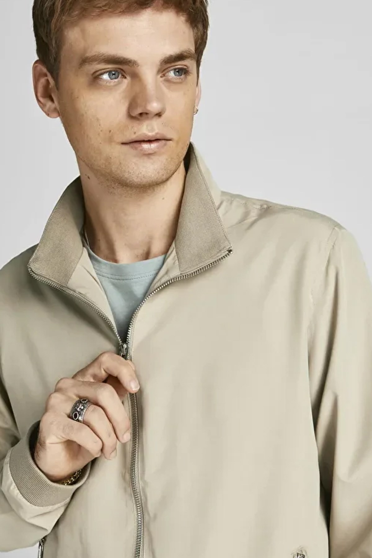 Jack & Jones Erkek Ceket 12204277 Krem