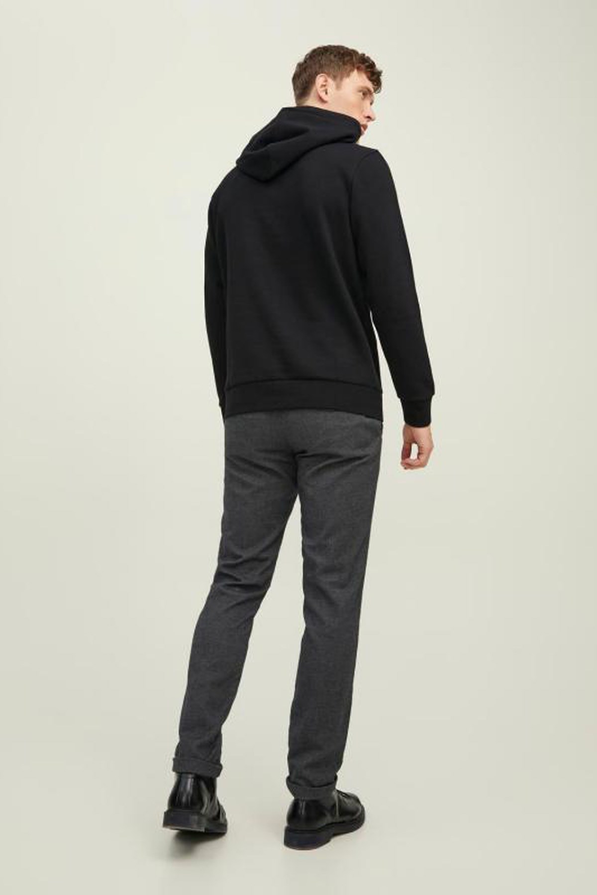 Jack & Jones Jprbluarchie Erkek Sweatshirt 12216335 Siyah